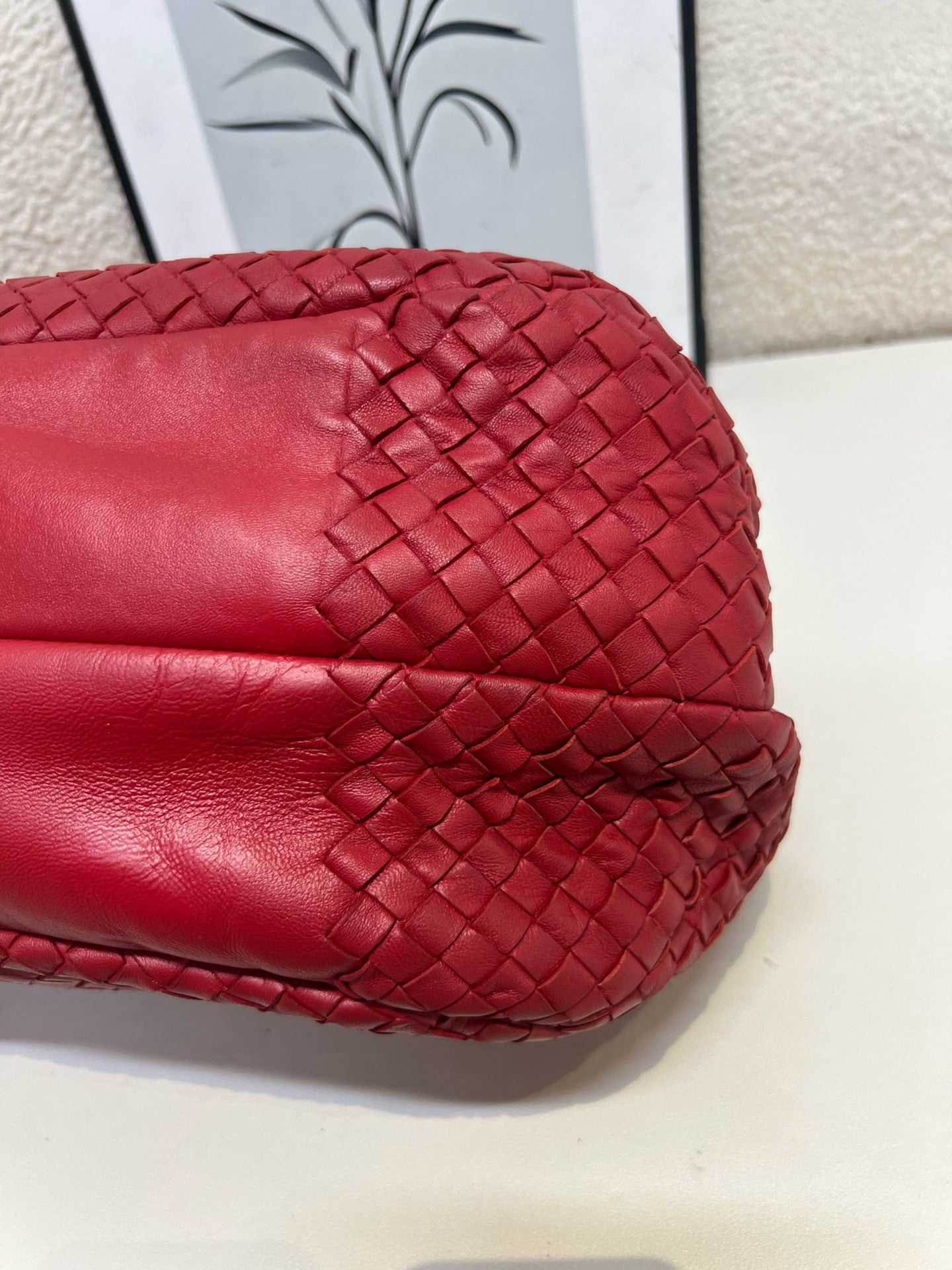 Bottega Veneta - Veneta - Leather - Red - (medium)