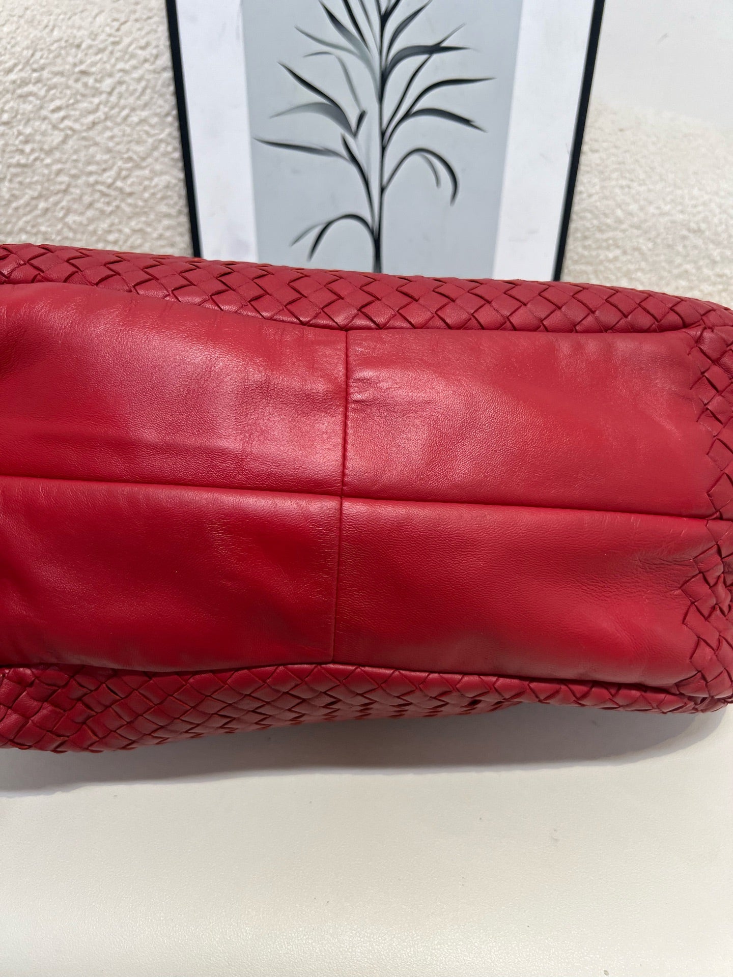 Bottega Veneta - Veneta - Leather - Red - (medium)