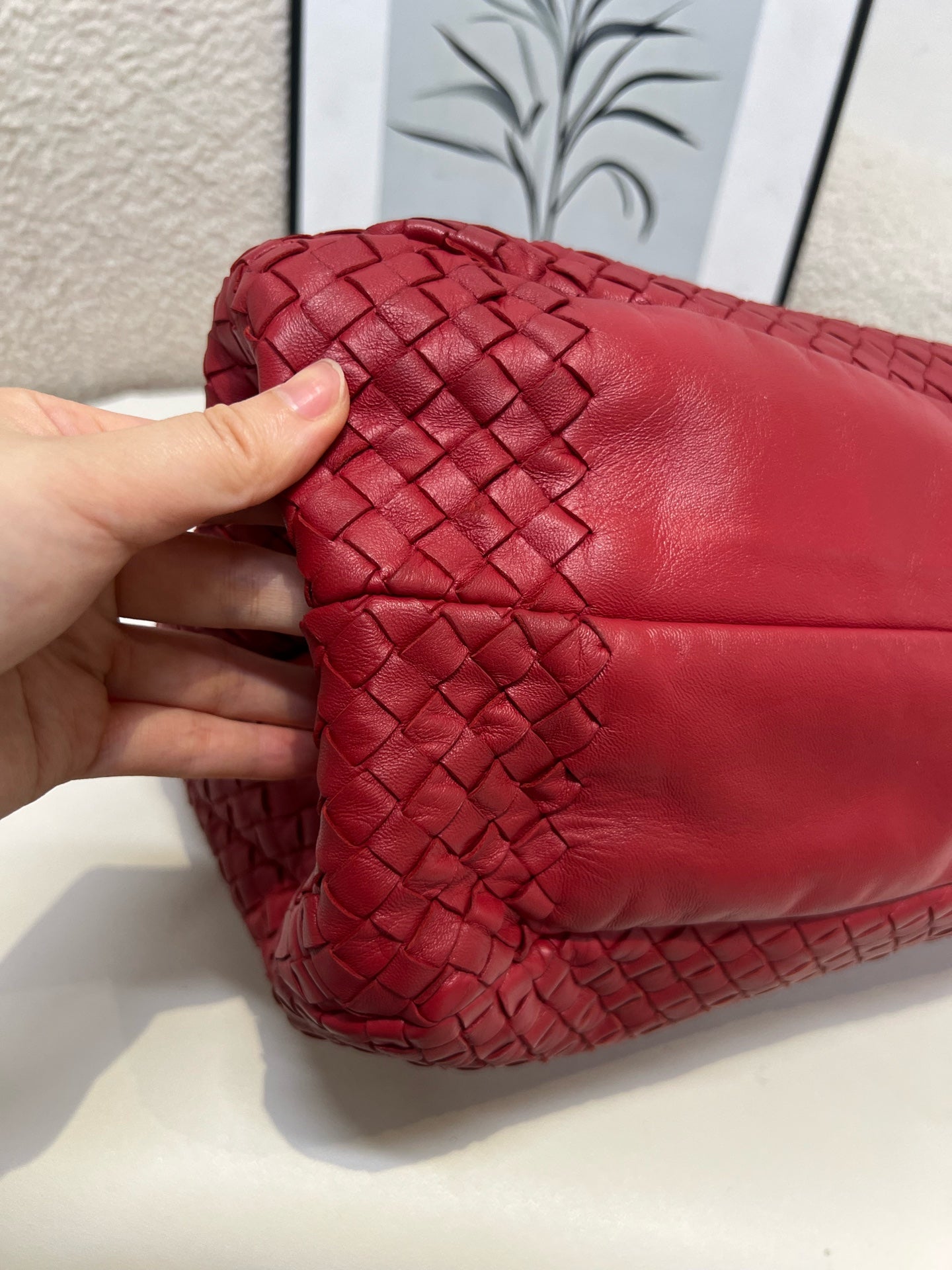 Bottega Veneta - Veneta - Leather - Red - (medium)