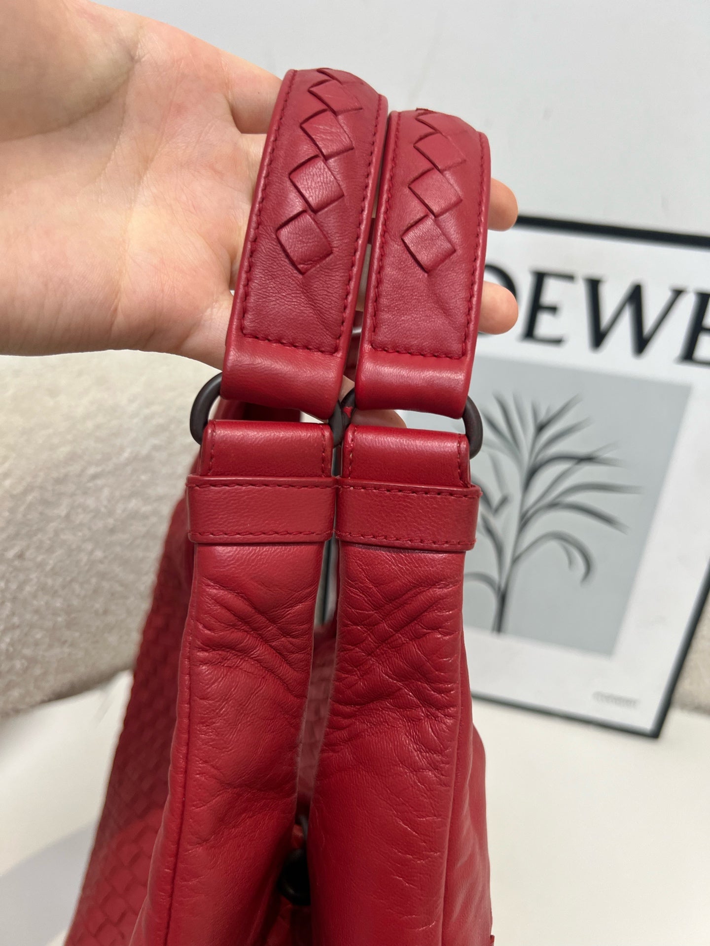 Bottega Veneta - Veneta - Leather - Red - (medium)