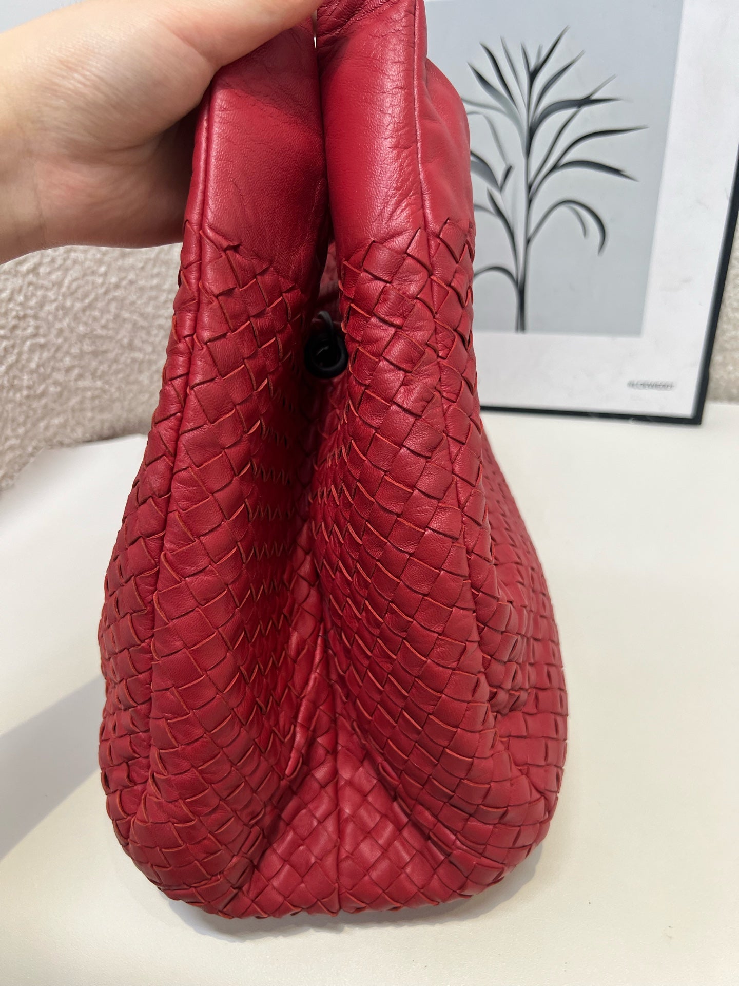 Bottega Veneta - Veneta - Leather - Red - (medium)