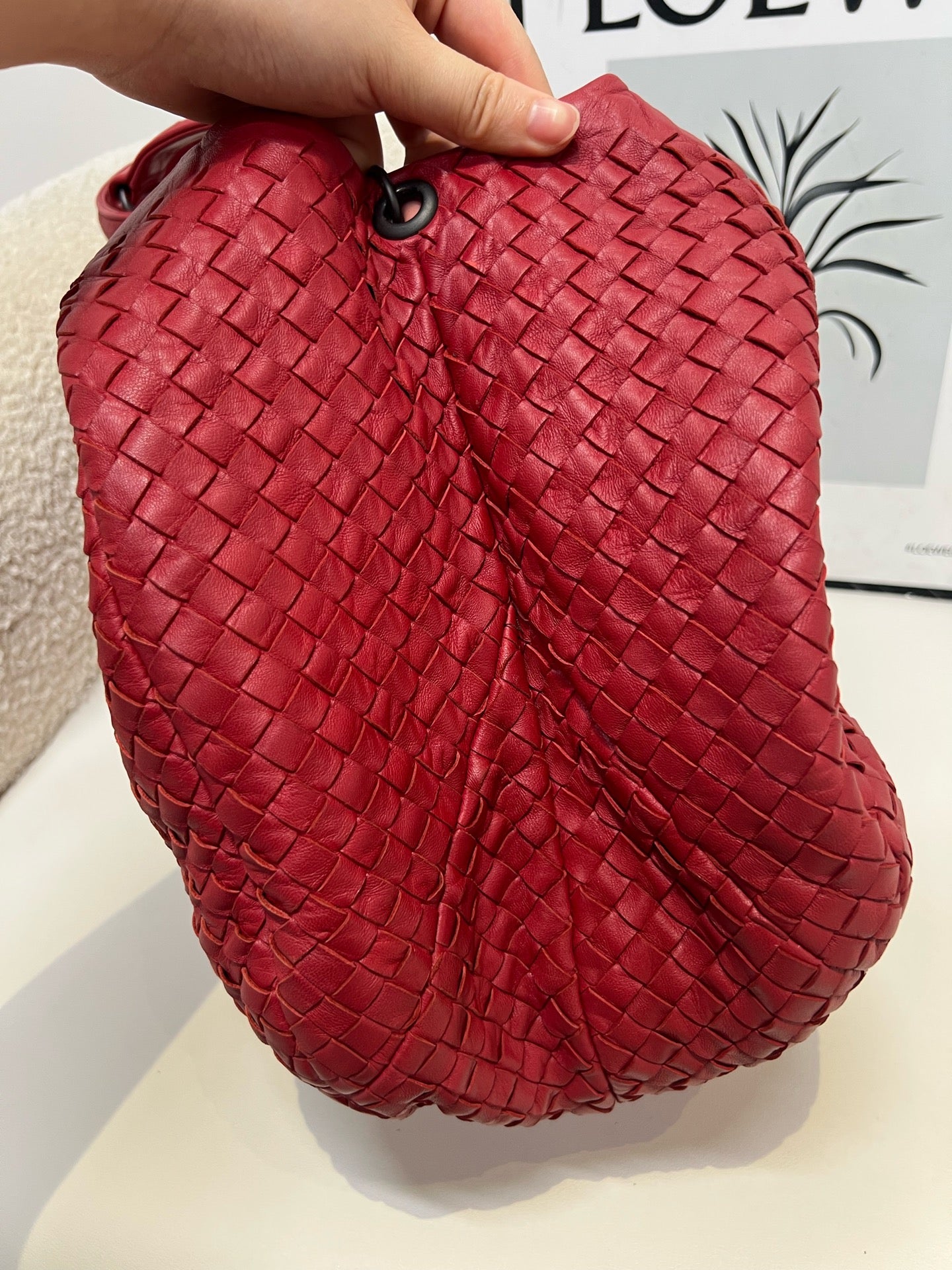Bottega Veneta - Veneta - Leather - Red - (medium)