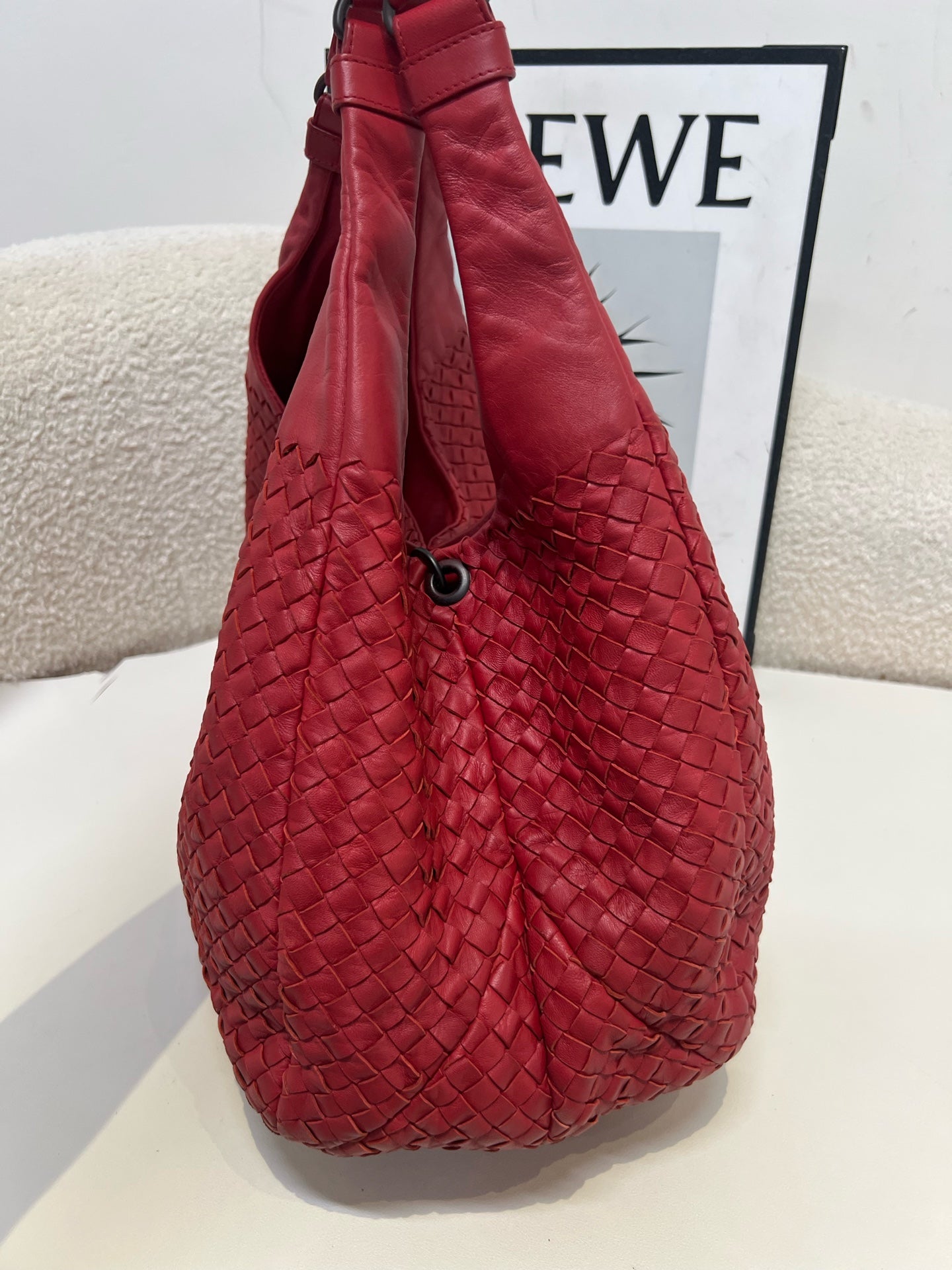 Bottega Veneta - Veneta - Leather - Red - (medium)
