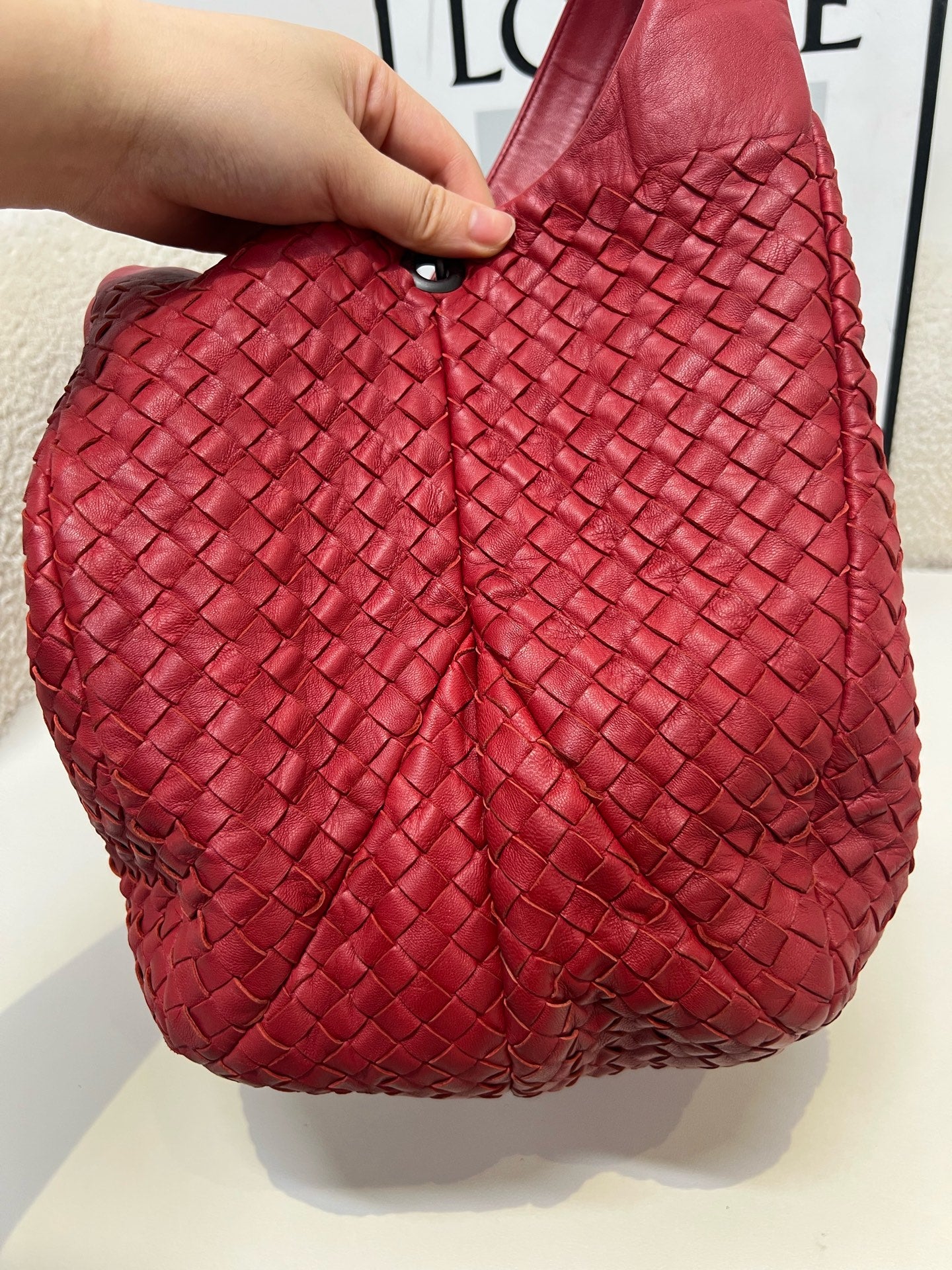 Bottega Veneta - Veneta - Leather - Red - (medium)