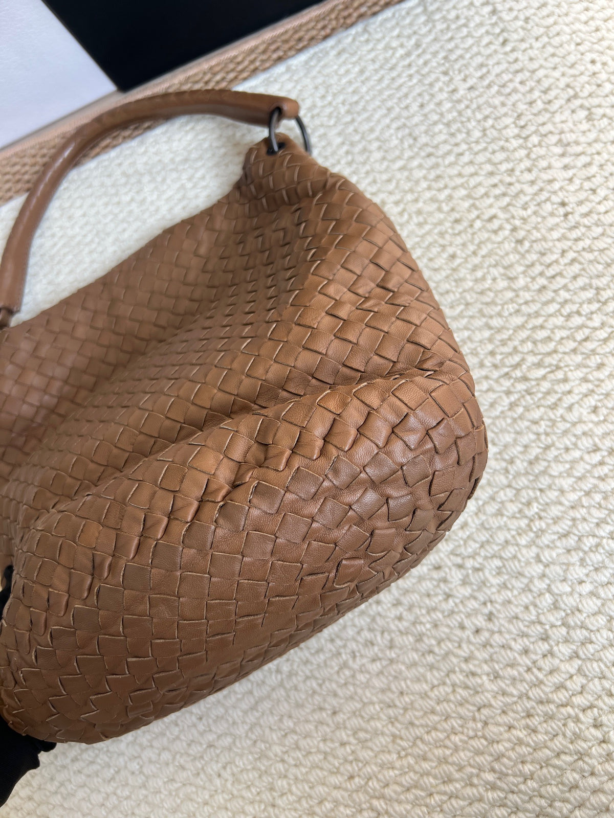 Bottega Veneta - Woven Bucket Bag - Leather - Brown - (small)