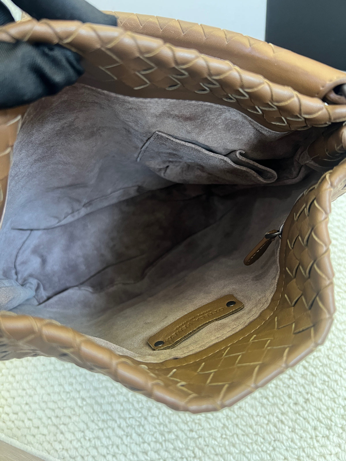 Bottega Veneta - Woven Bucket Bag - Leather - Brown - (small)