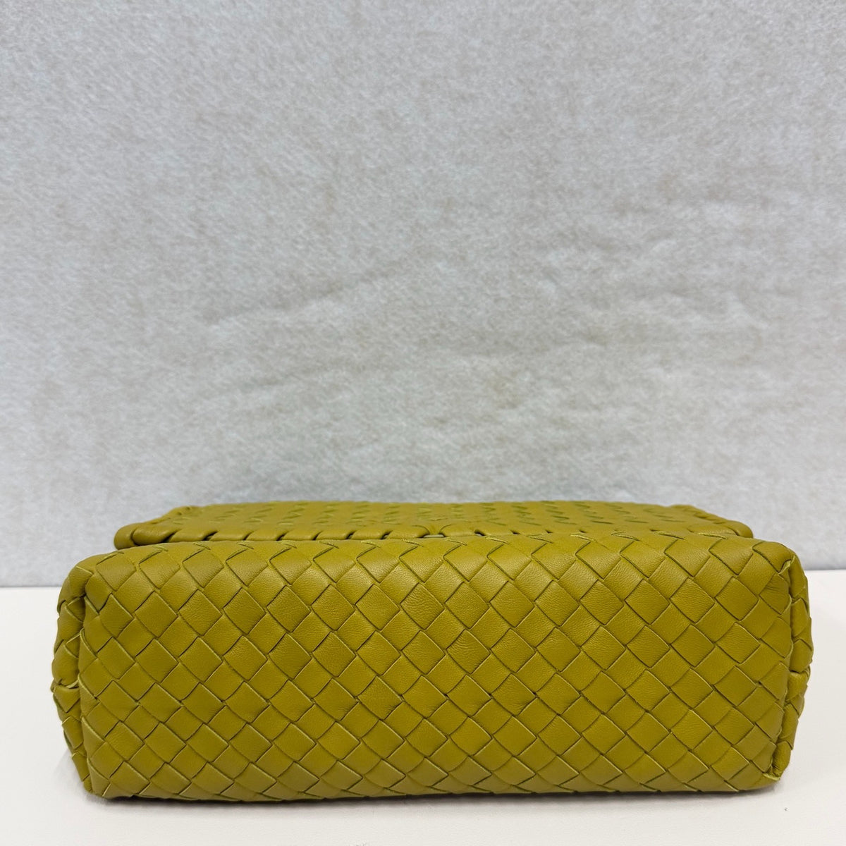 Bottega Veneta - Woven Chain Shoulder Bag - Leather - Green - (small)