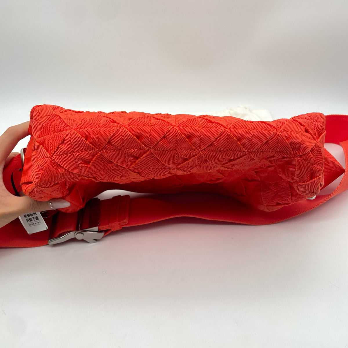 Bottega Veneta - Woven Crossbody Bag - Synthetic - Red