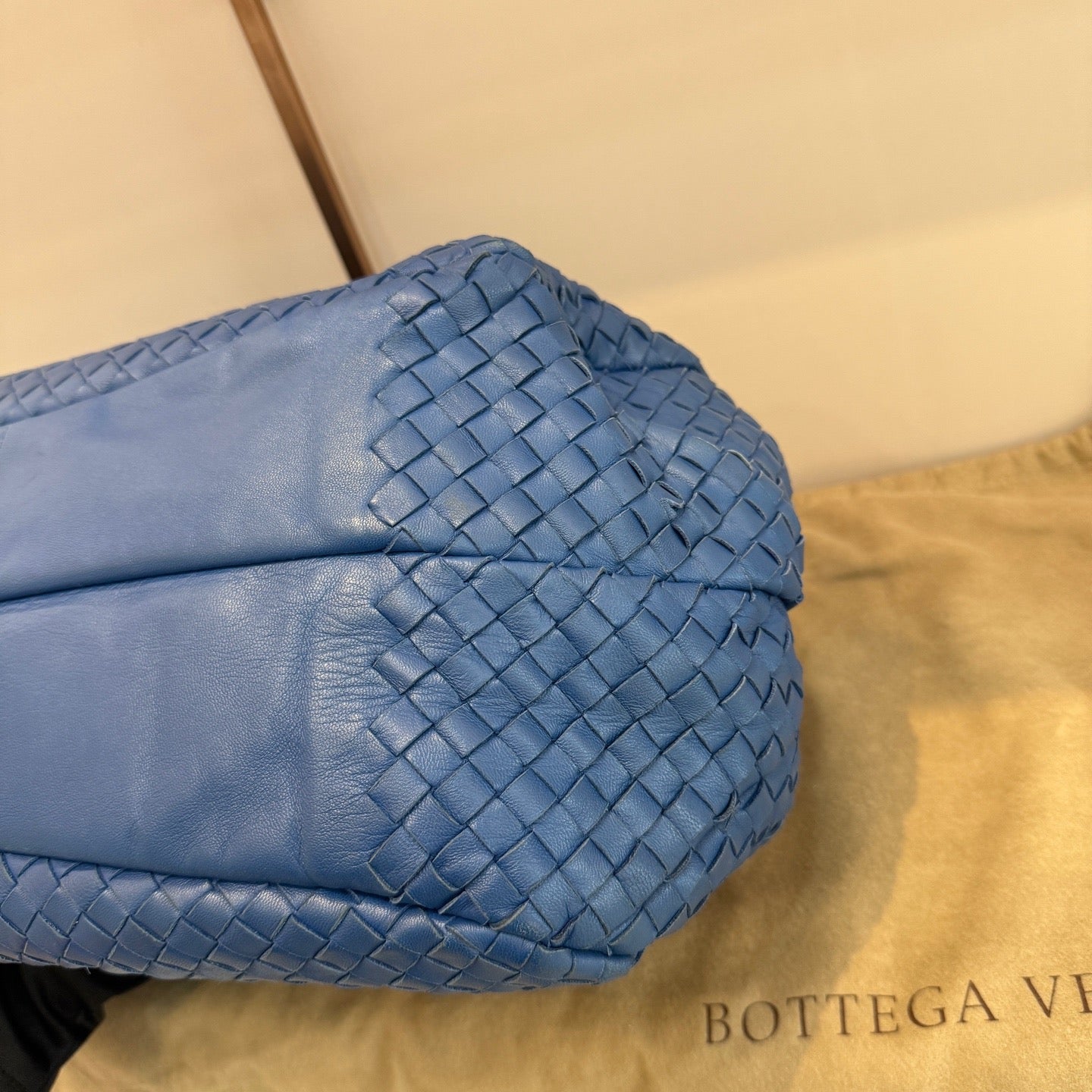 Bottega Veneta - Woven Hobo Bag - Leather - Blue - (Other)