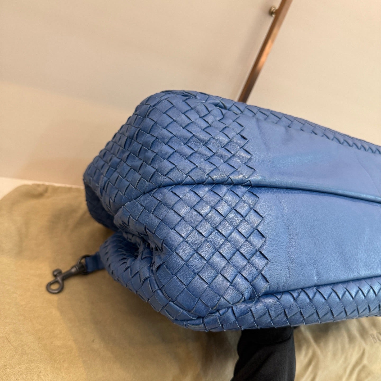 Bottega Veneta - Woven Hobo Bag - Leather - Blue - (Other)