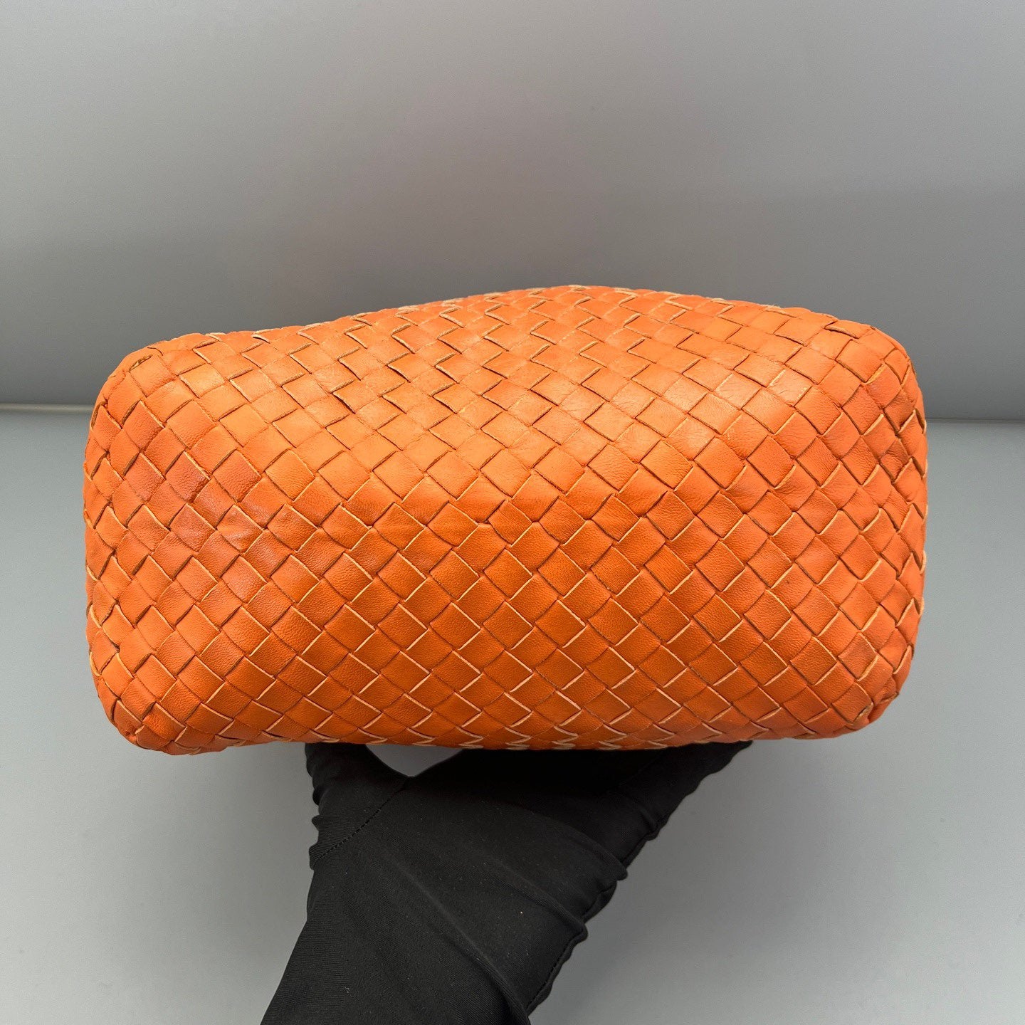 Bottega Veneta - Woven Tote Bag - Leather - Orange - (medium)