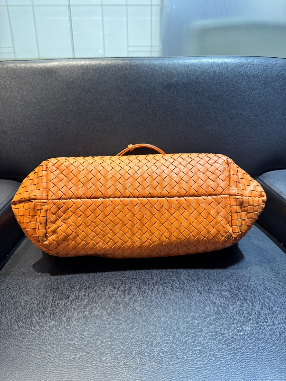 Bottega Veneta - Woven Tote - Leather - Orange - (medium)