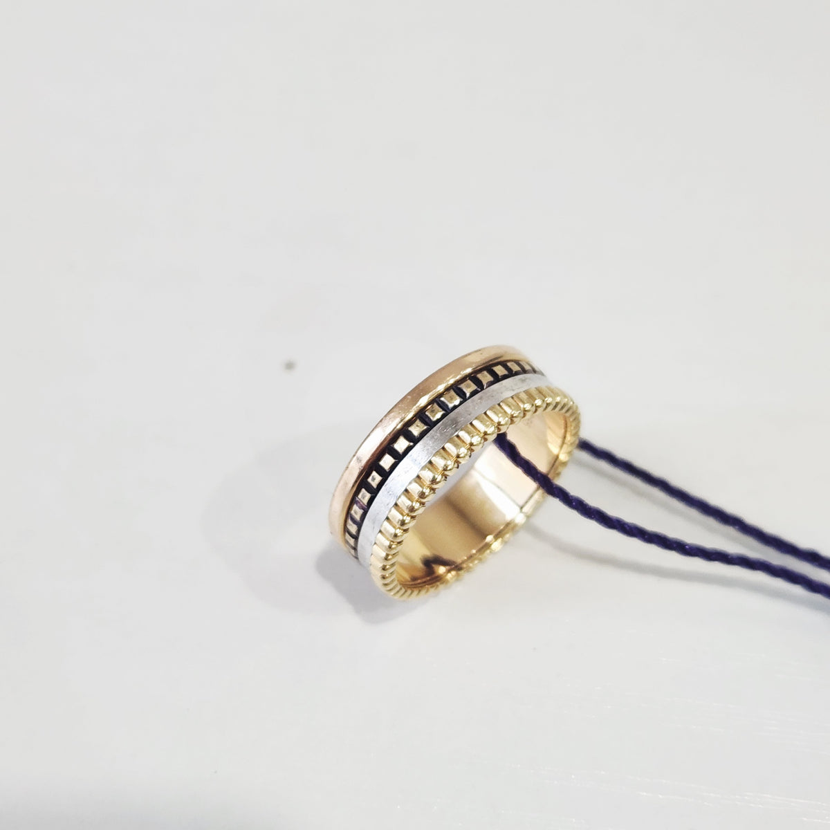 Boucheron - Quatre Classique - 18K rose gold, yellow gold and white gold, with brown PVD detailing - Multicolour - (56)