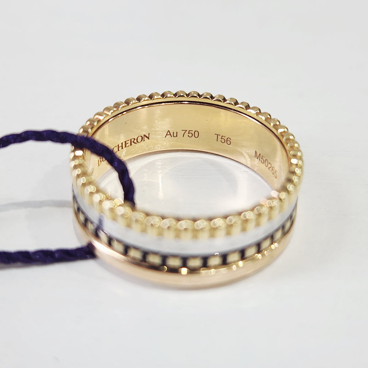 Boucheron - Quatre Classique - 18K rose gold, yellow gold and white gold, with brown PVD detailing - Multicolour - (56)