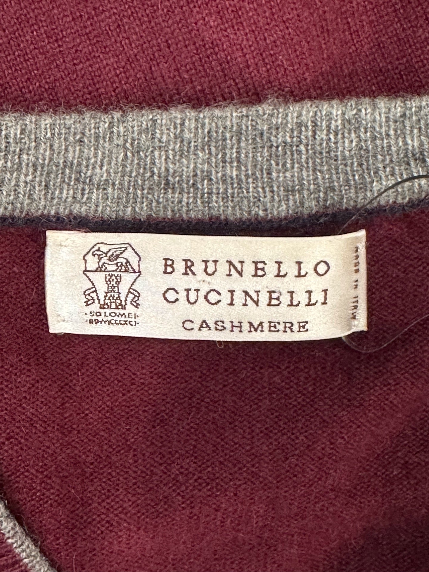 Brunello Cucinelli - Other - Cashmere - Burgundy - (50)