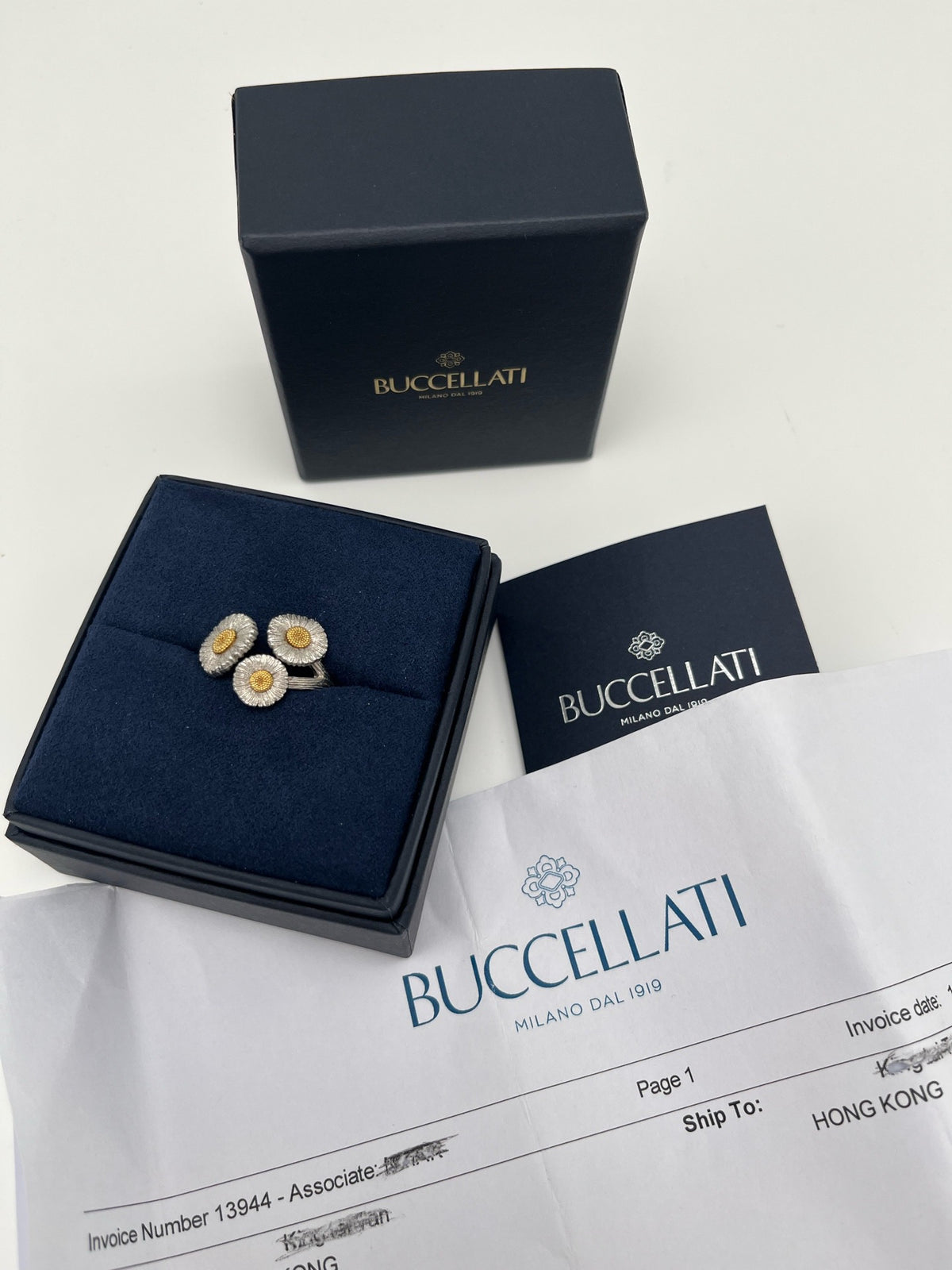 Buccellati - Blossoms - 925 silver with gold-plated accents - Multicolour - (55)