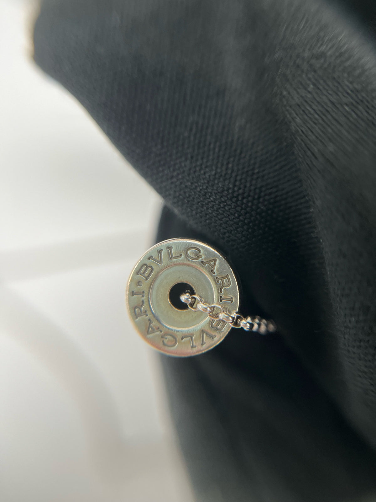 Bulgari - B.zero1 Medium-long - 18k white gold with diamond-set pendant - Silver - (Medium-long)