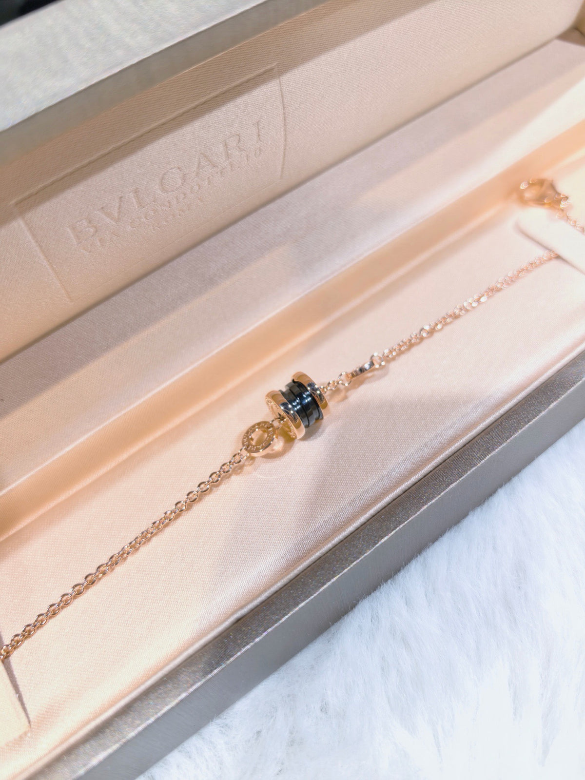 Bulgari - B.zero1 SM - 18 kt rose gold and black ceramic - Multicolour - (SM)