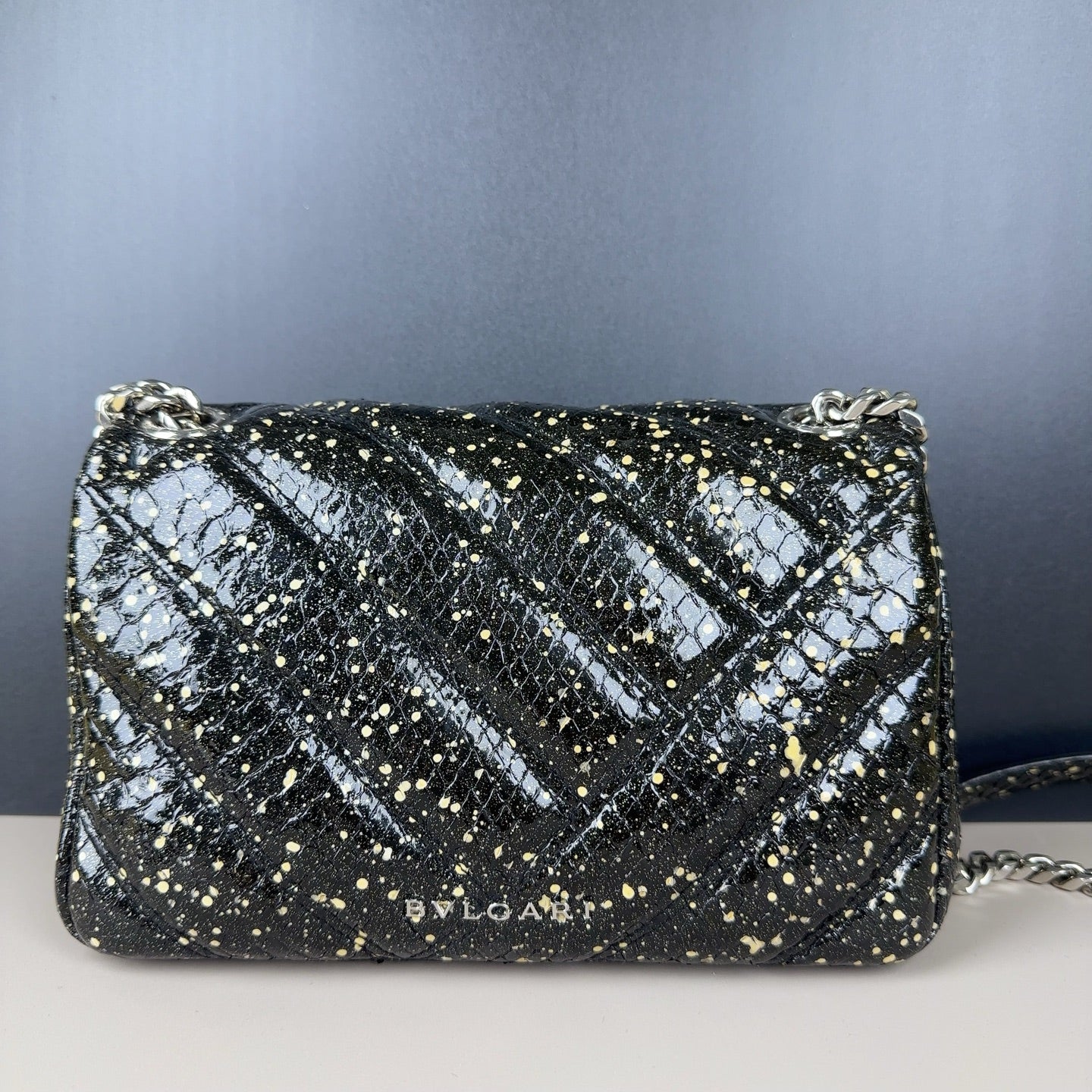 Bulgari - Serpenti Cabochon - Leather - Black - (mini)