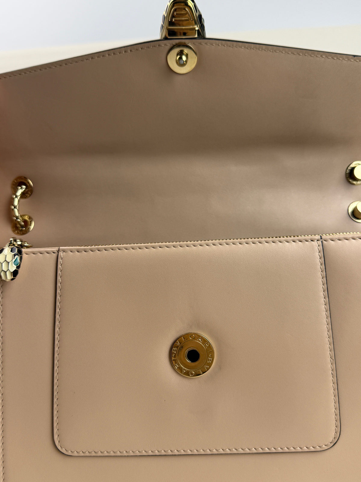 Bulgari - Serpenti Forever - Leather - Beige