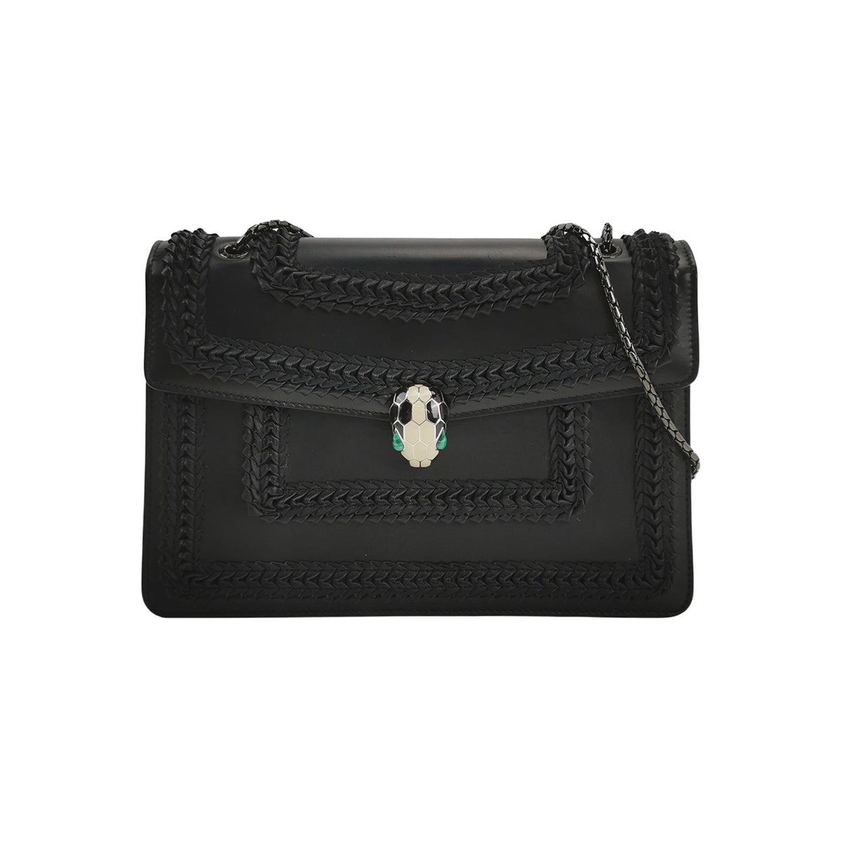 Bulgari - Serpenti Forever - Leather - Black