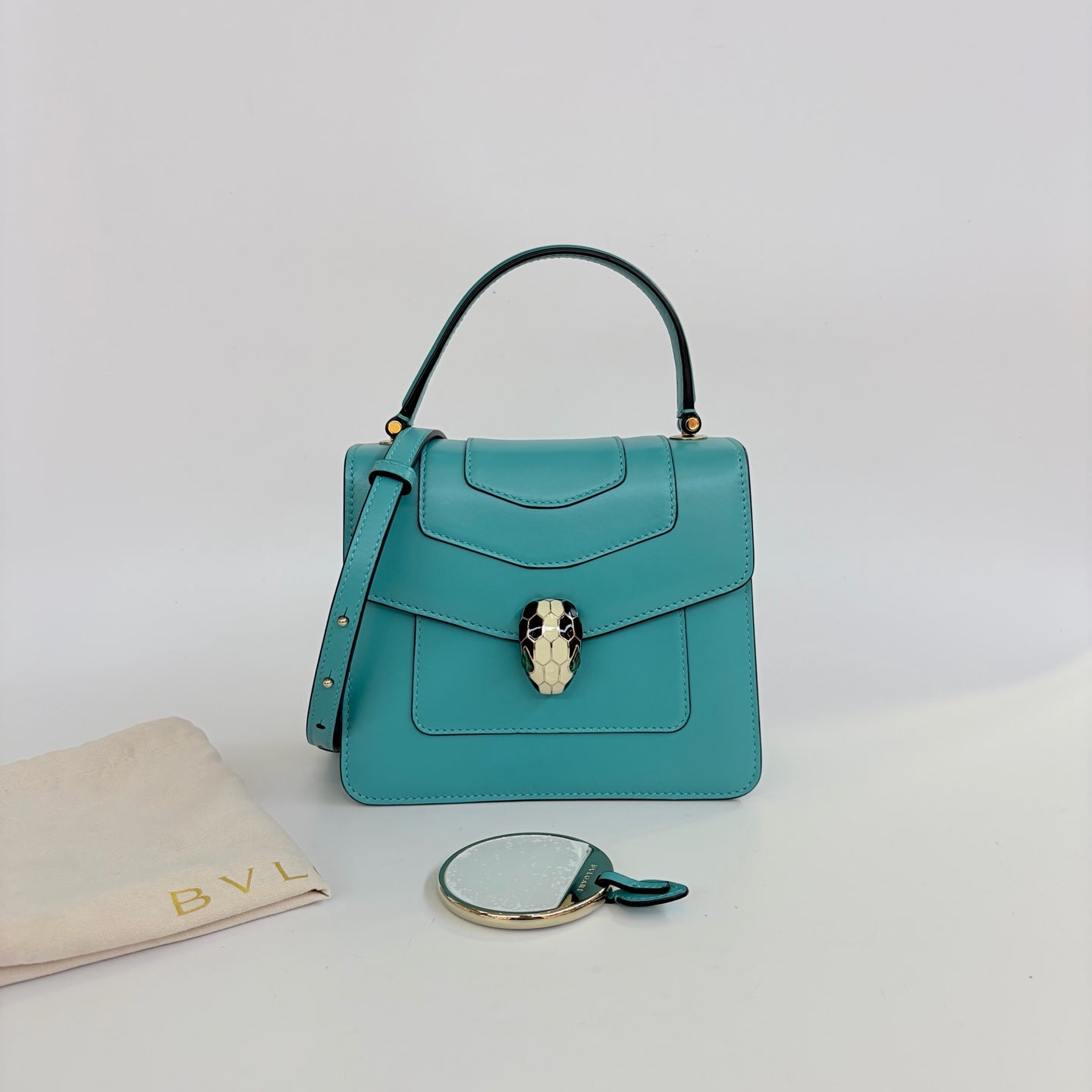 Bulgari - Serpenti Forever - Leather - Blue - (Small)