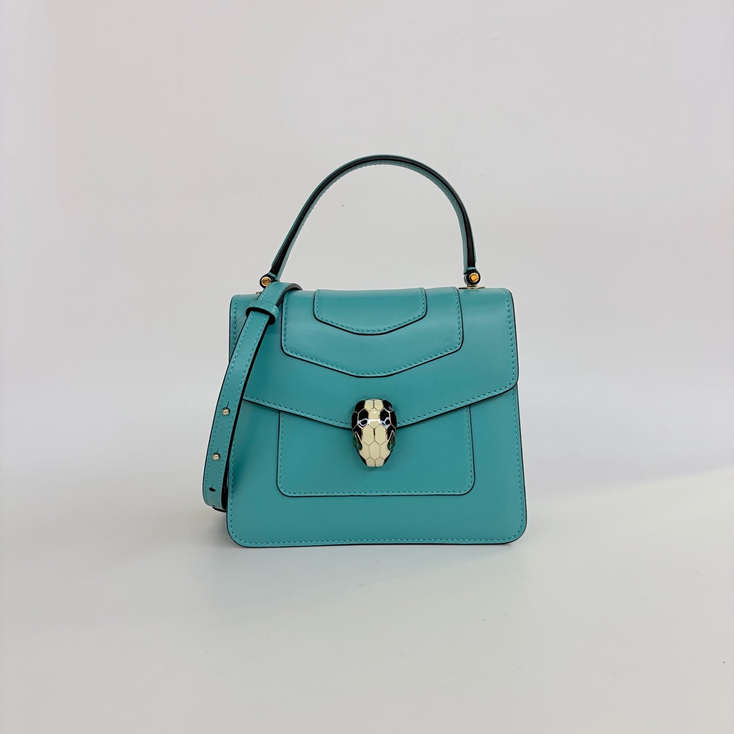 Bulgari - Serpenti Forever - Leather - Blue - (Small)
