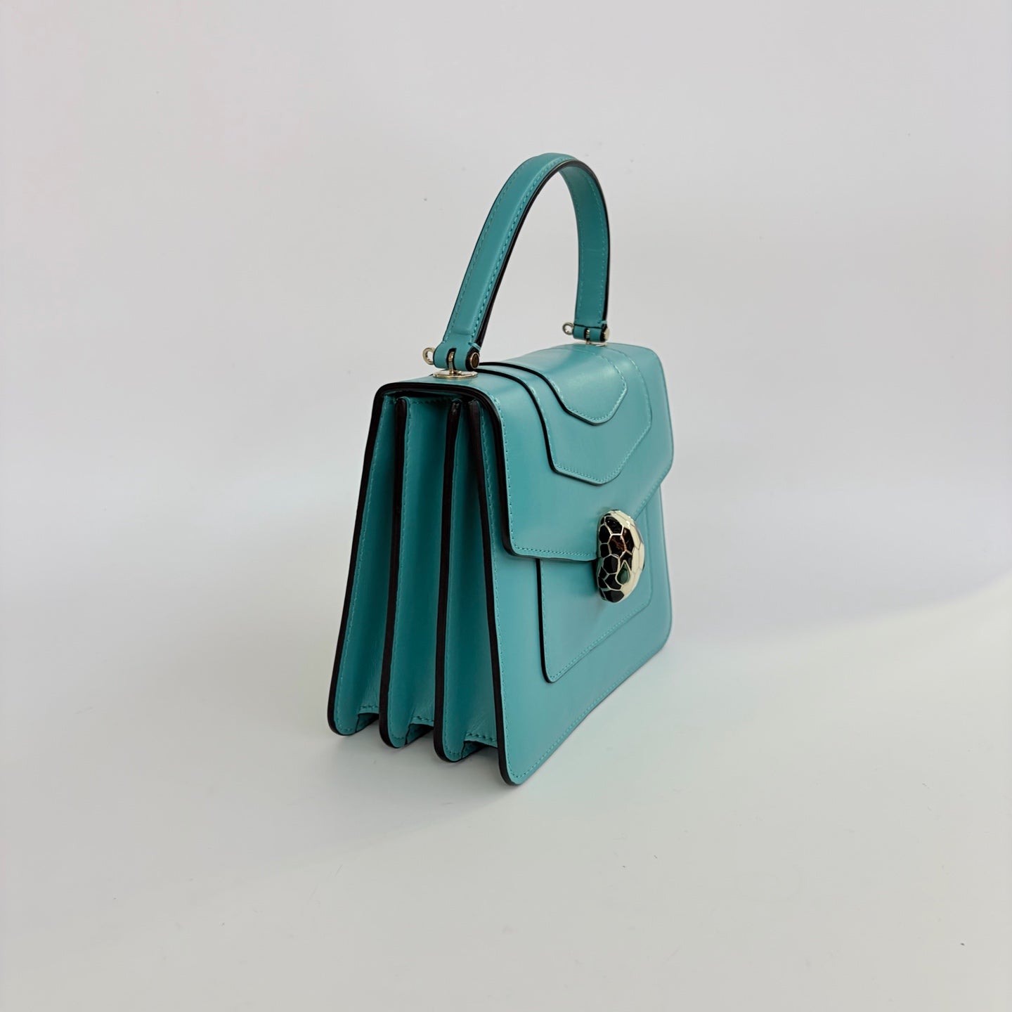 Bulgari - Serpenti Forever - Leather - Blue - (Small)
