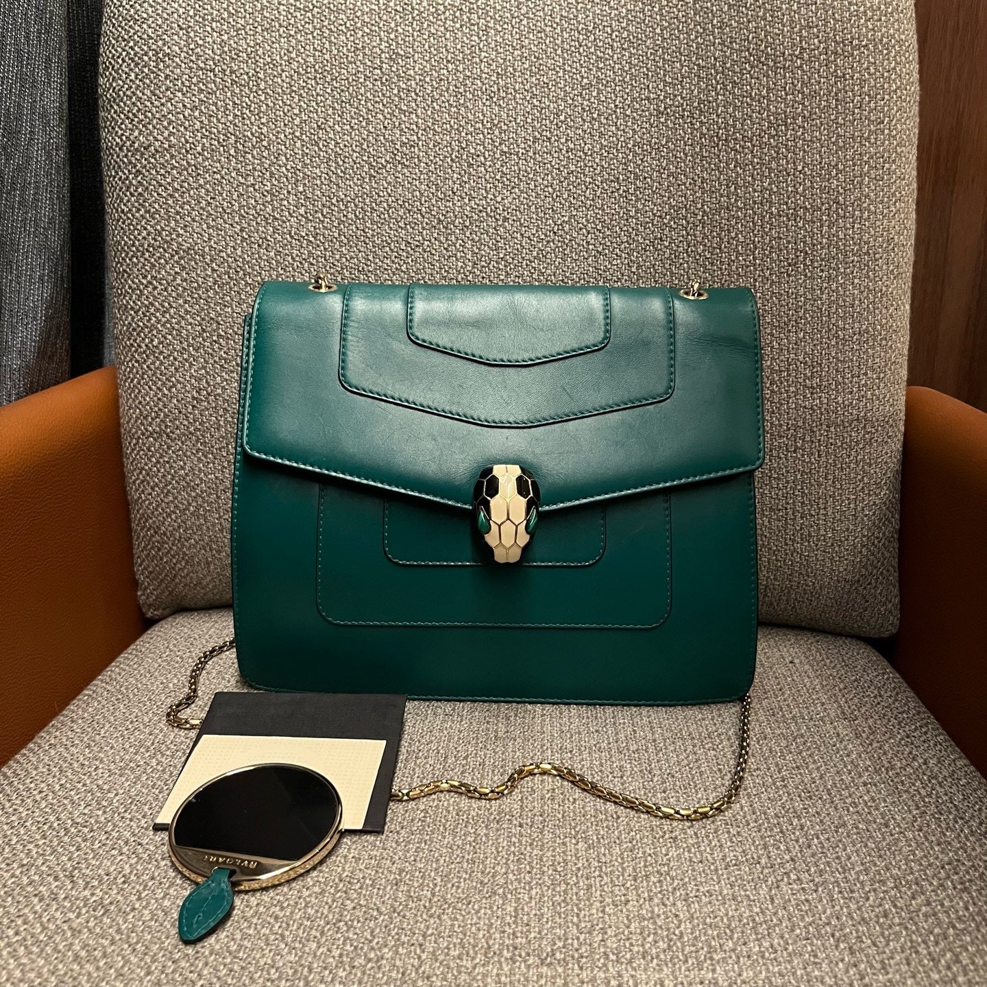 Bulgari - Serpenti Forever - Leather - Green - (mini)