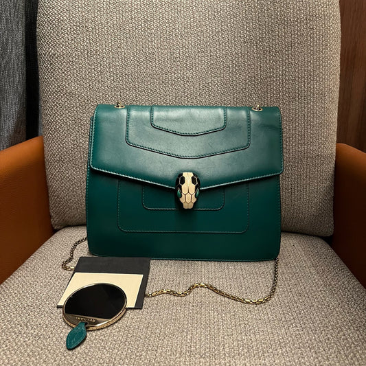 Bulgari - Serpenti Forever - Leather - Green - (mini)