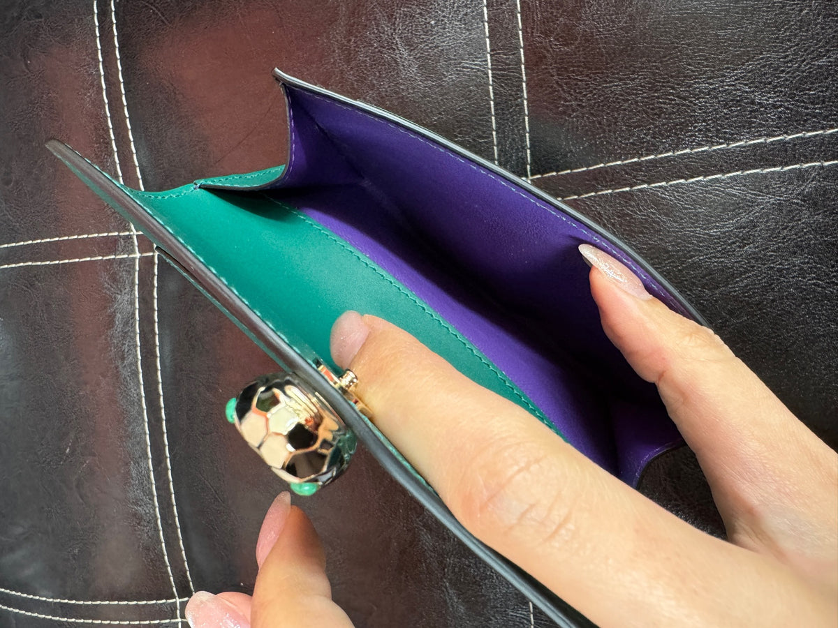 Bulgari - Serpenti Forever - Leather - Green - (small)