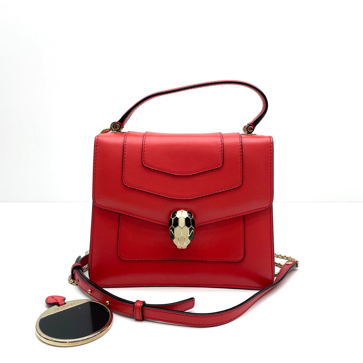 Bulgari - Serpenti Forever - Leather - Red - (Small)