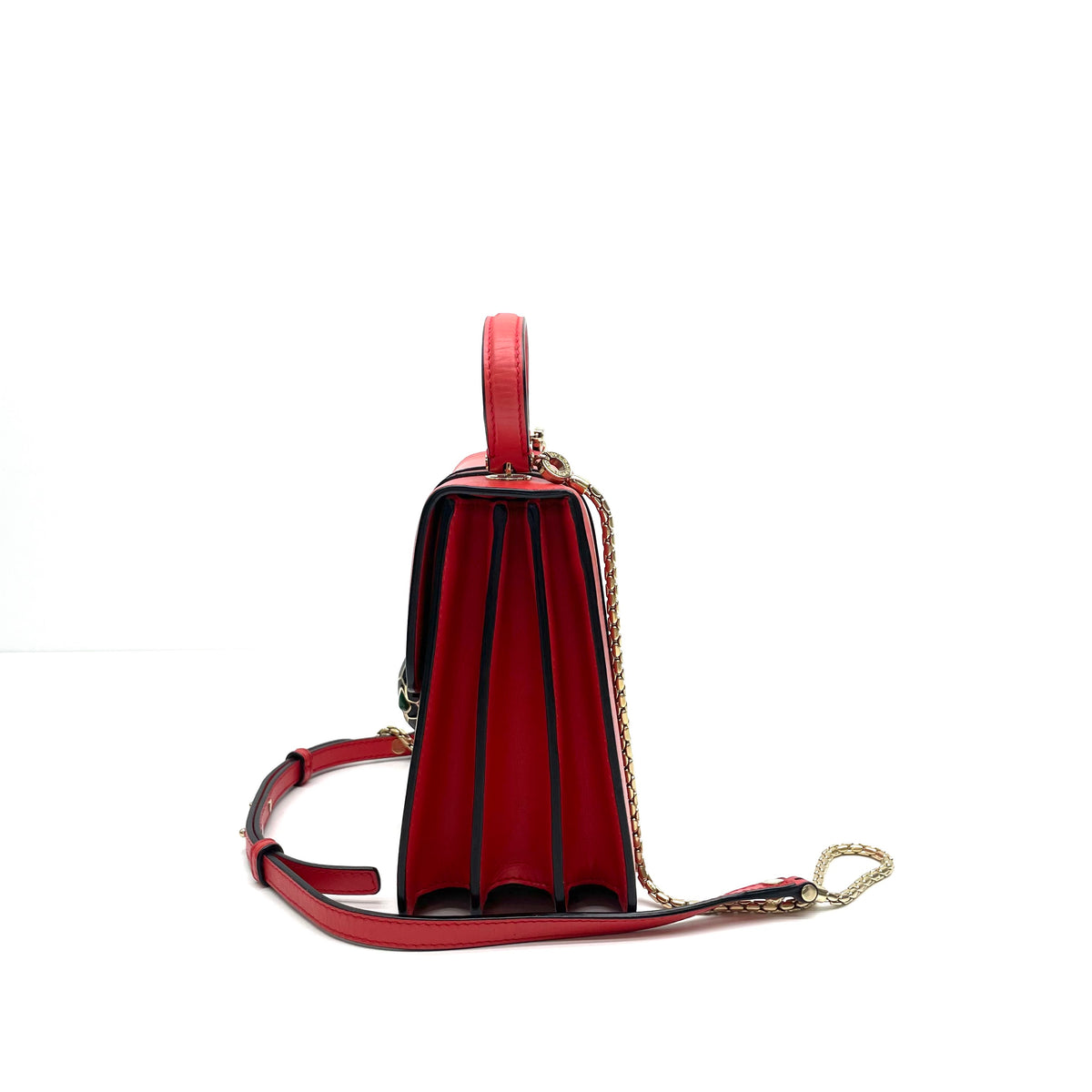 Bulgari - Serpenti Forever - Leather - Red - (Small)
