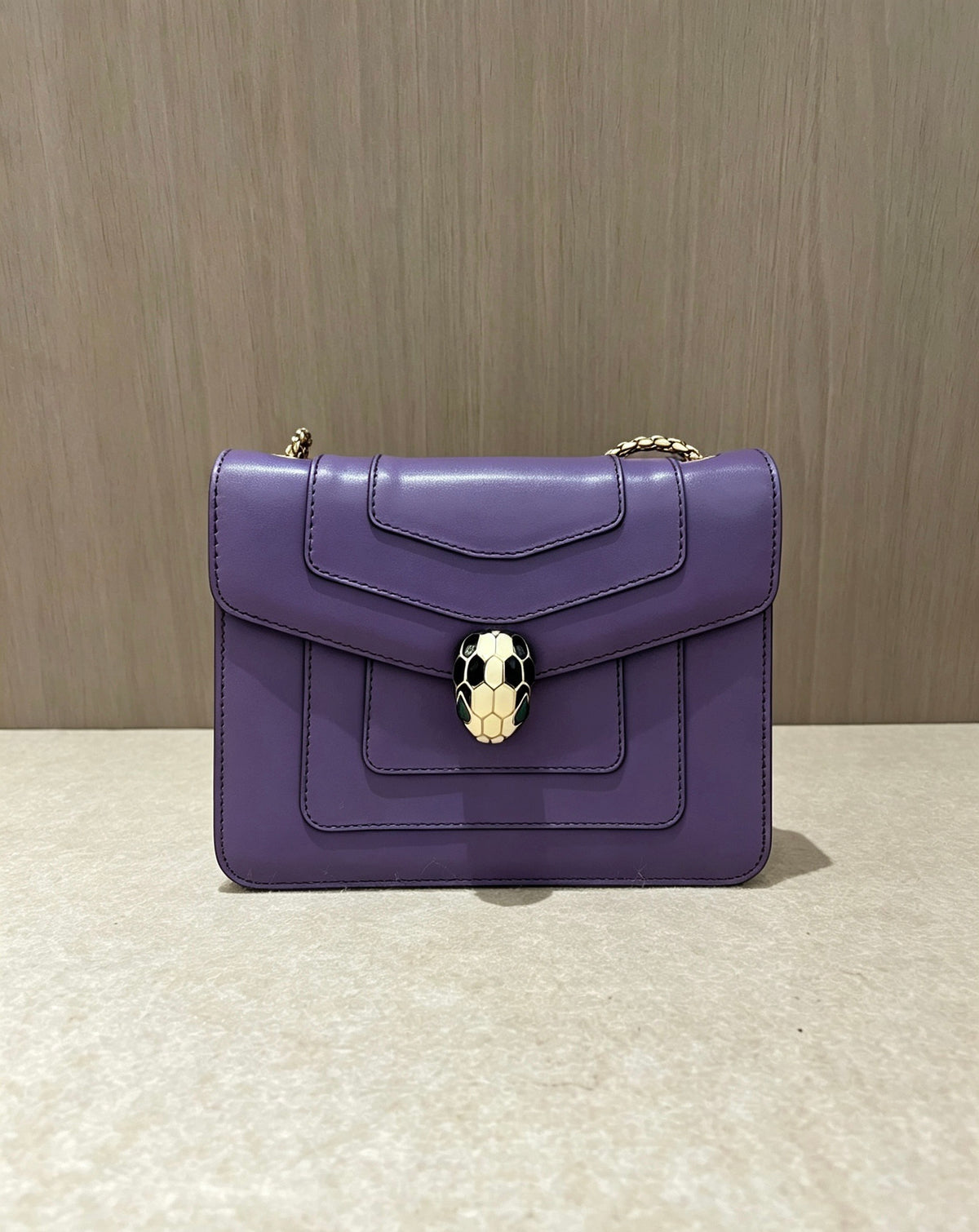 Bulgari - Serpenti Forever Small - Leather - Purple - (Small)