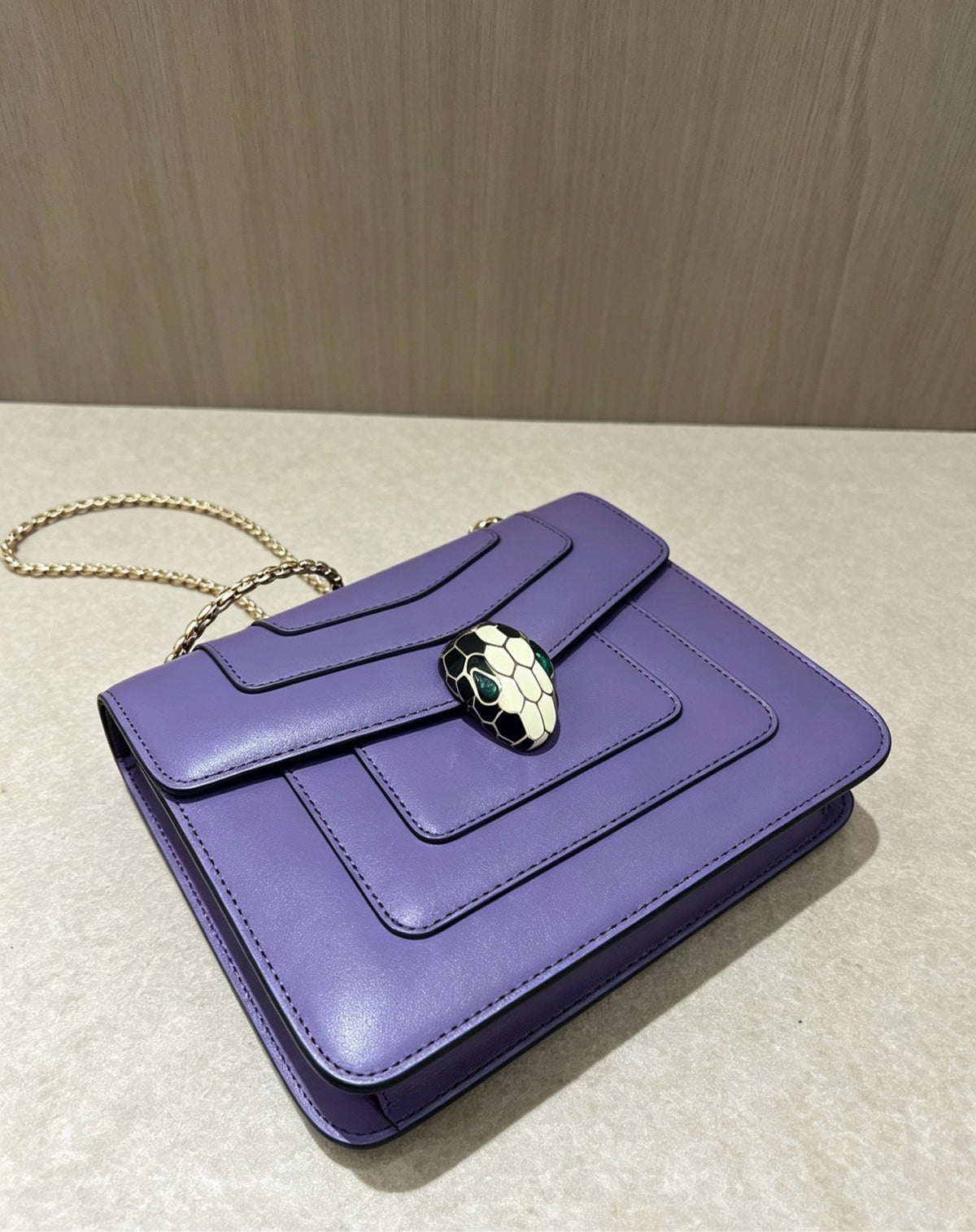 Bulgari - Serpenti Forever Small - Leather - Purple - (Small)