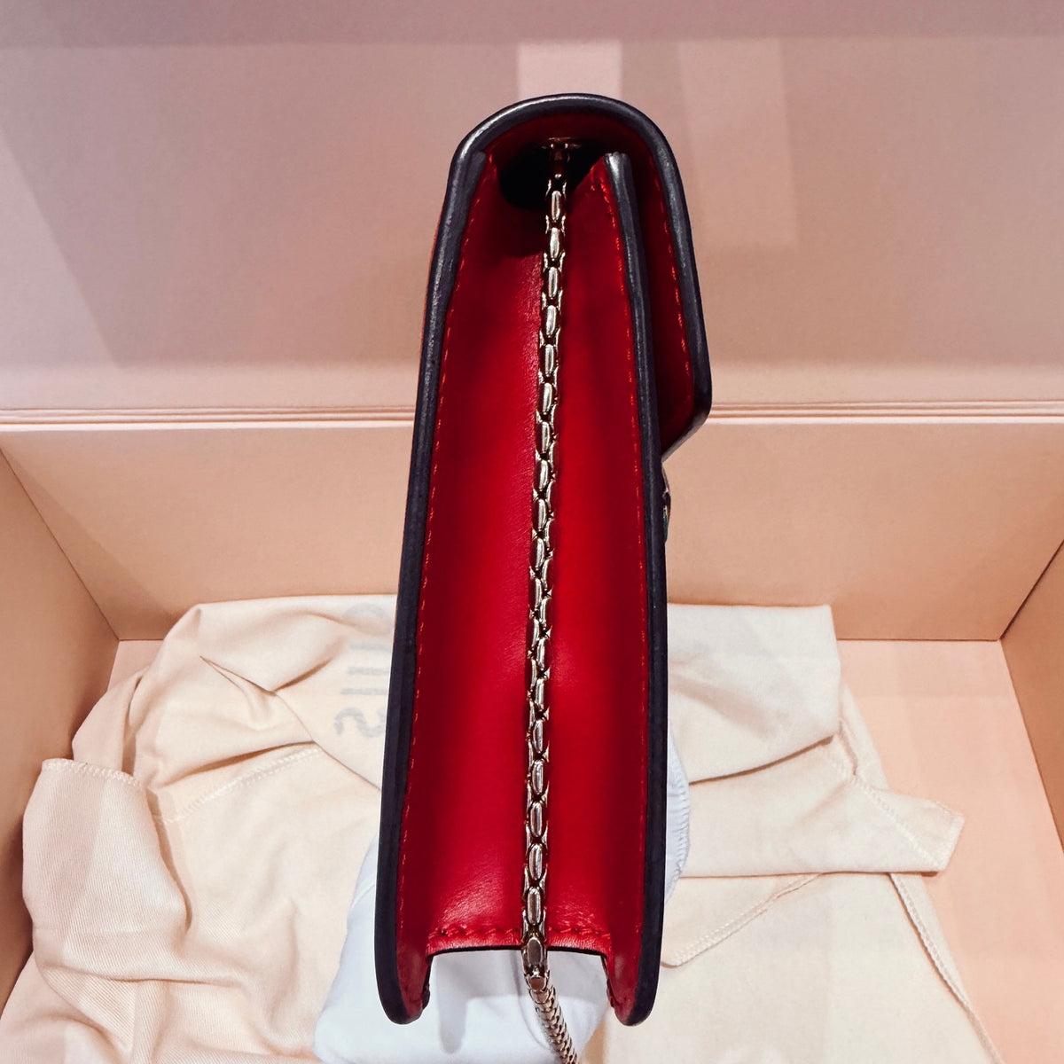 Bulgari - Serpenti Forever Small - Leather - Red - (small)