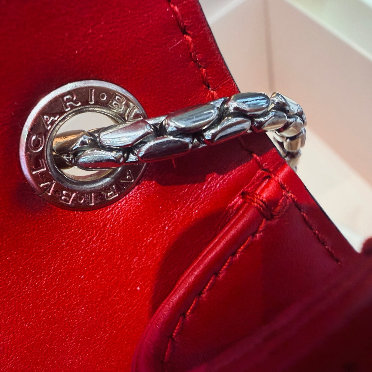 Bulgari - Serpenti Forever Small - Leather - Red - (small)