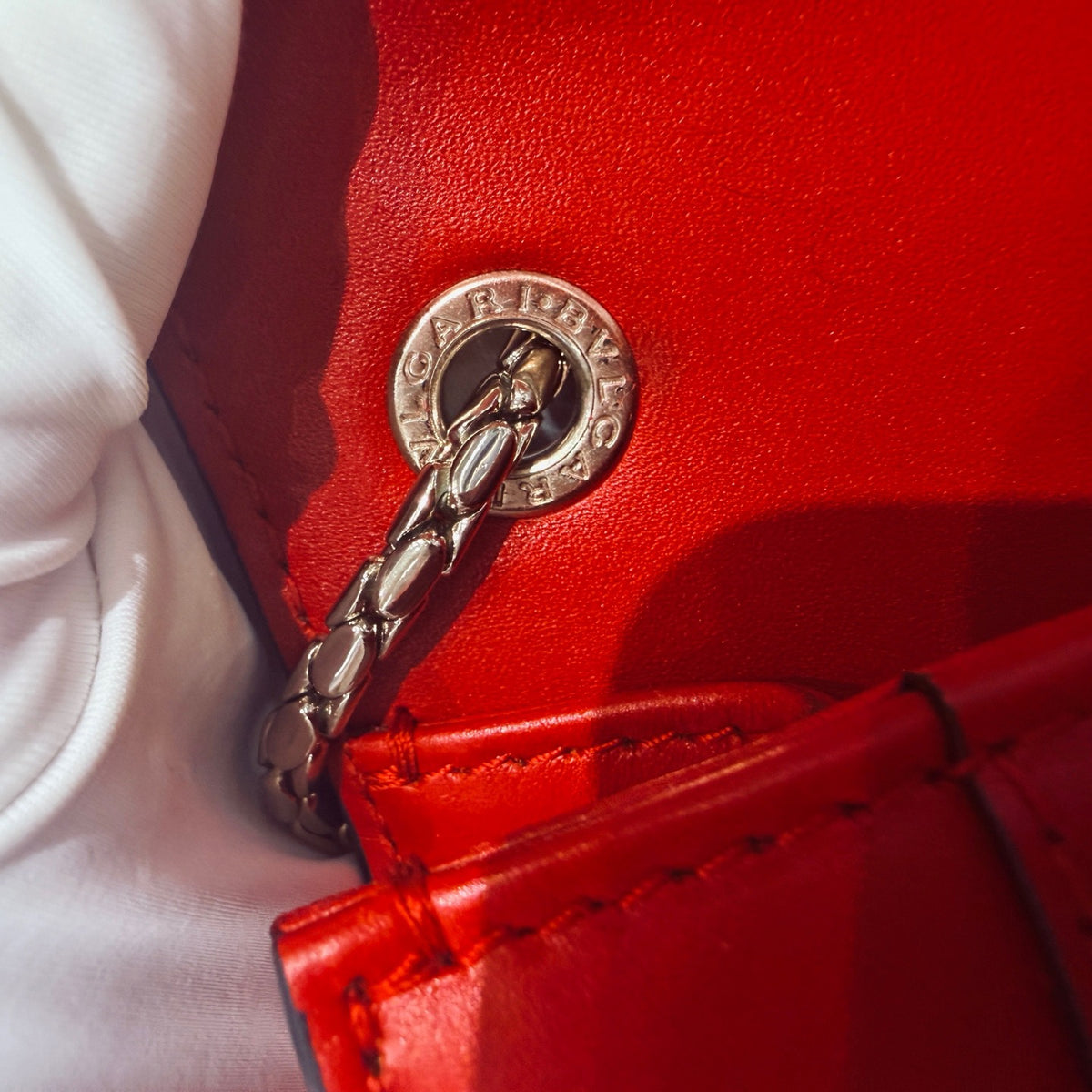 Bulgari - Serpenti Forever Small - Leather - Red - (small)
