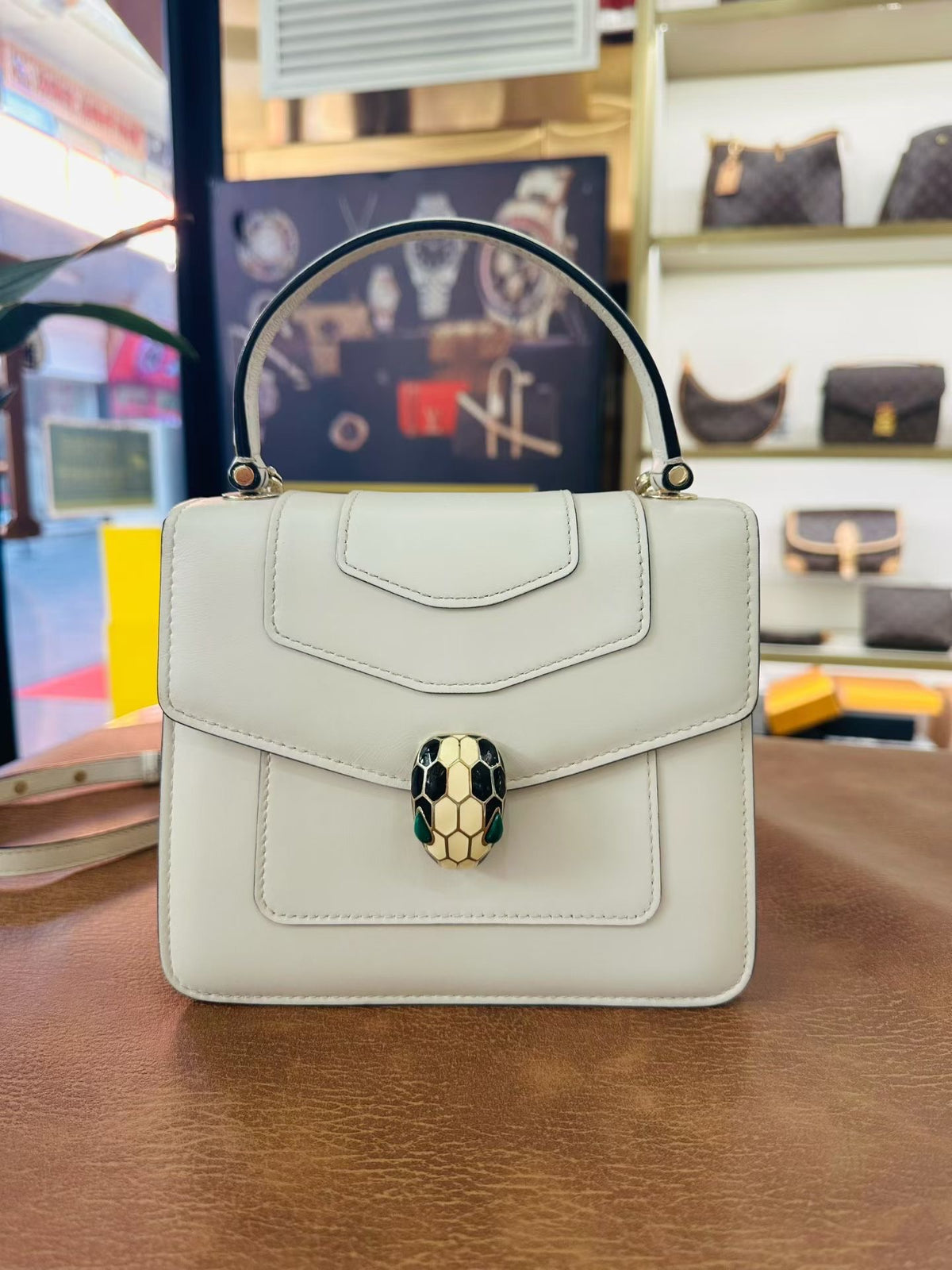 Bulgari - Serpenti Forever Small - Leather - White - (Small)