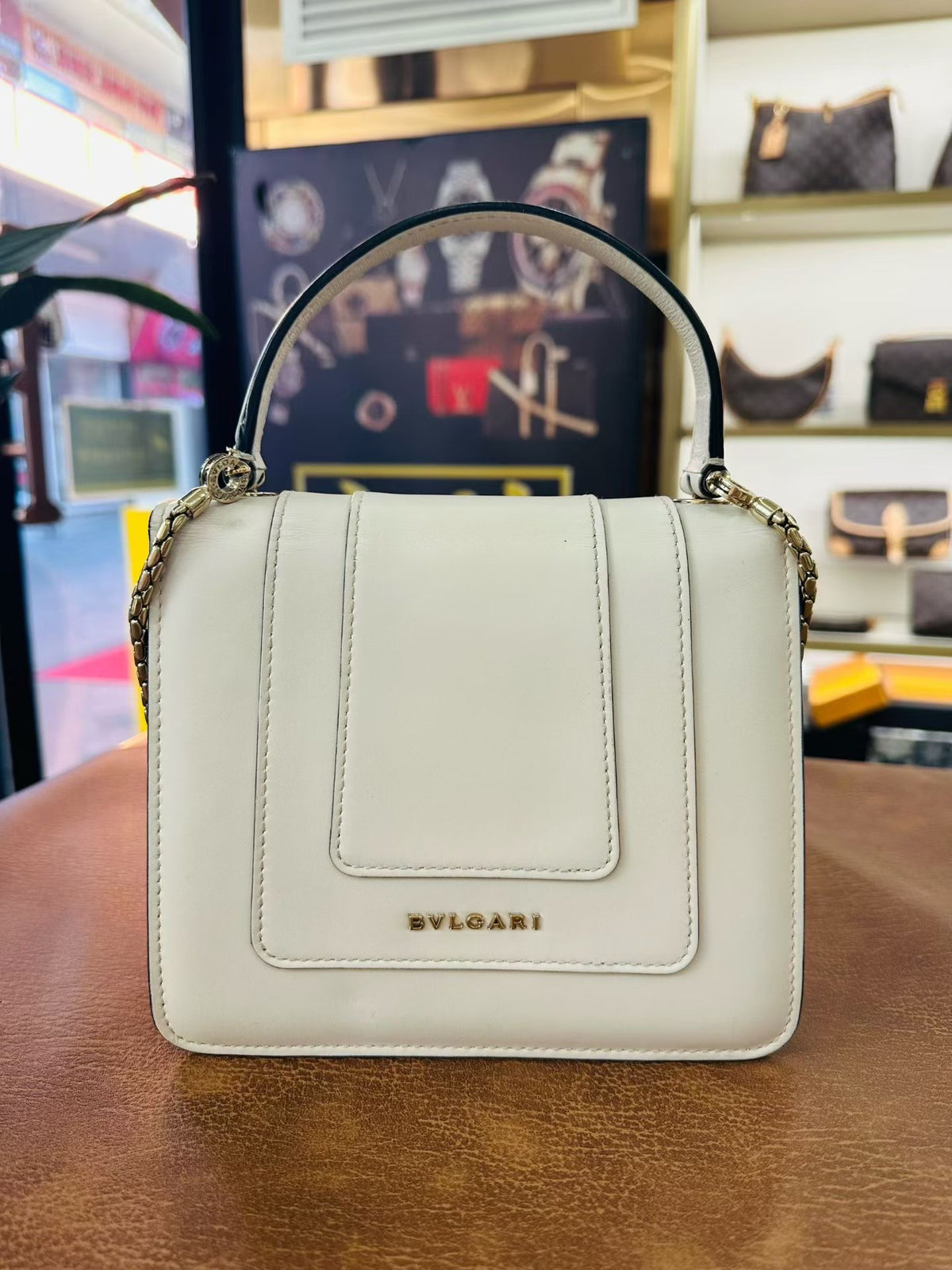 Bulgari - Serpenti Forever Small - Leather - White - (Small)