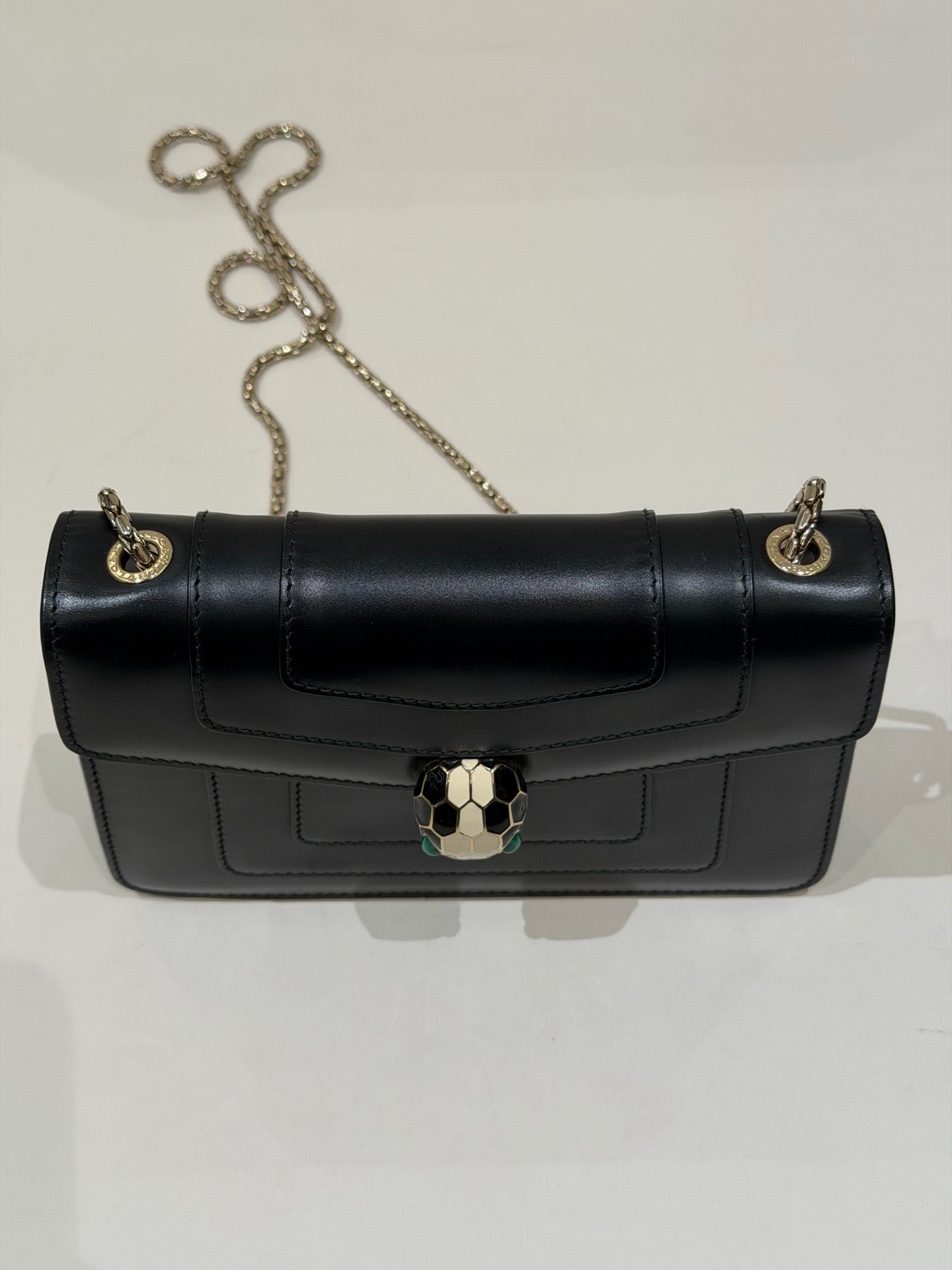 Bulgari - Serpenti Forever WOC - Leather - Black - (mini)