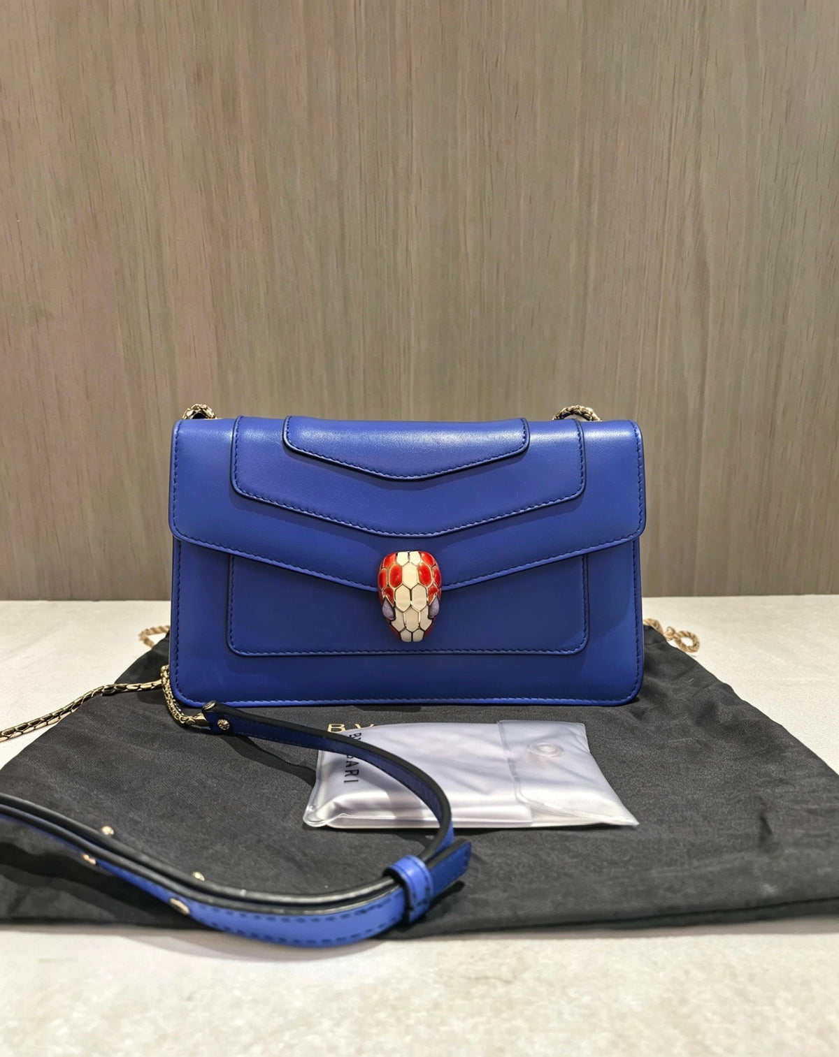 Bulgari - Serpenti Forever WOC - Leather - Blue - (small)