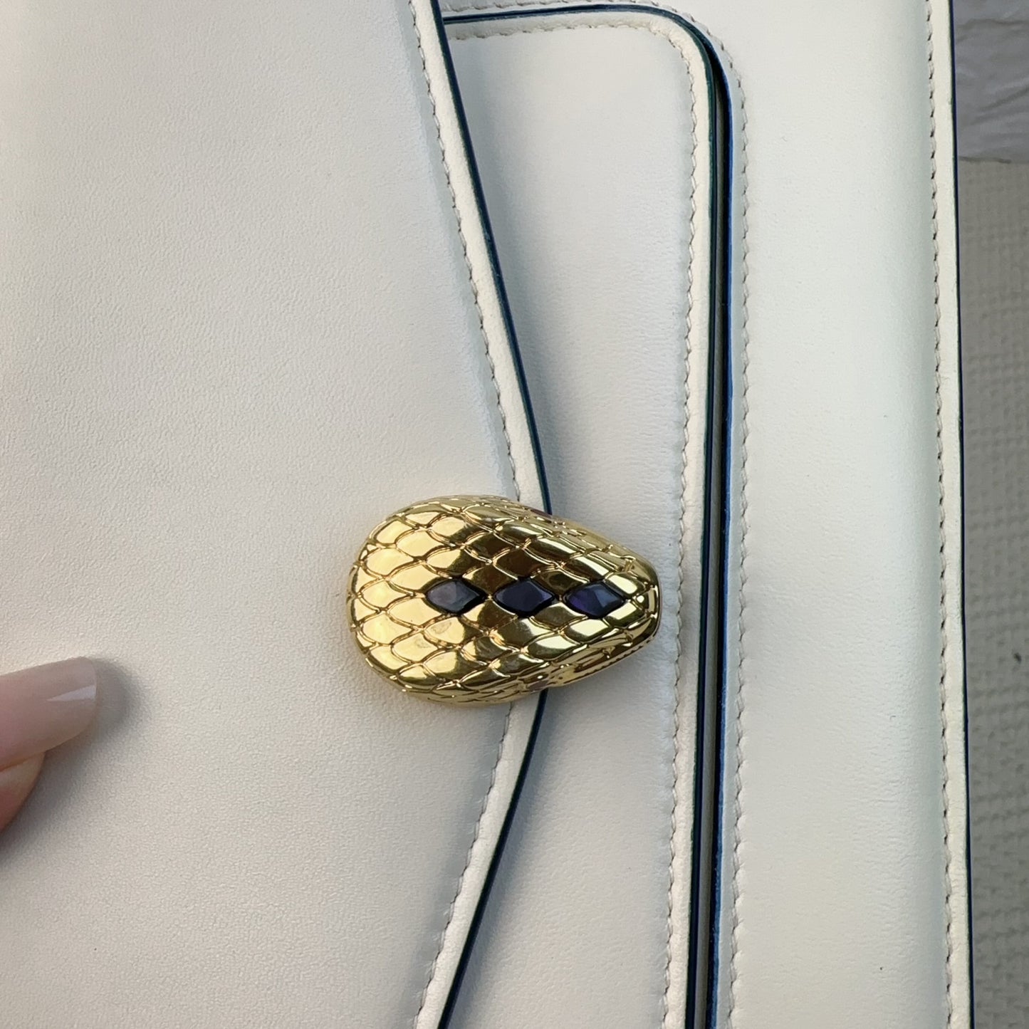 Bulgari - Serpenti - Leather - Beige - (mini)