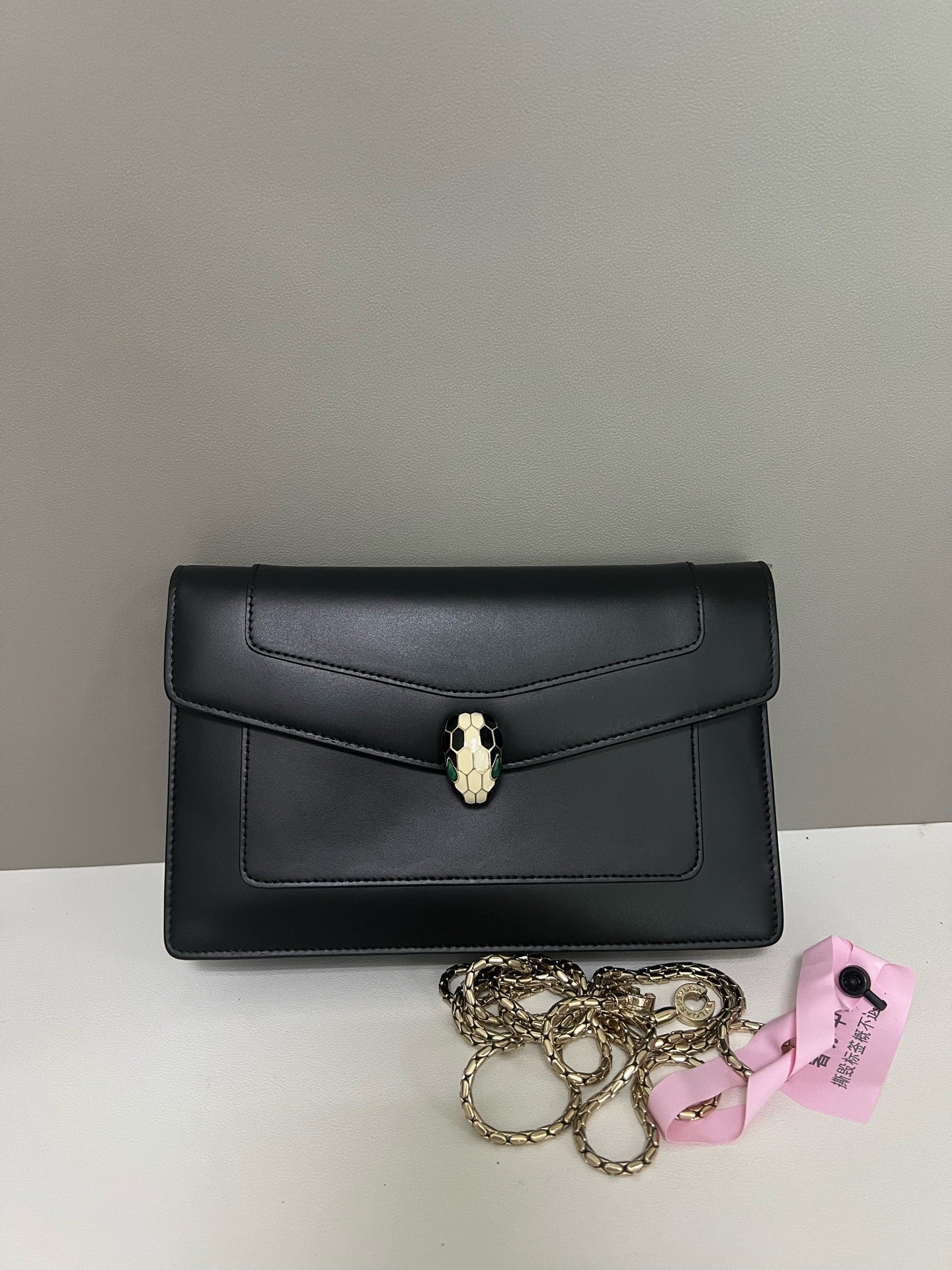 Bulgari - Serpenti - Leather - Black - (mini)