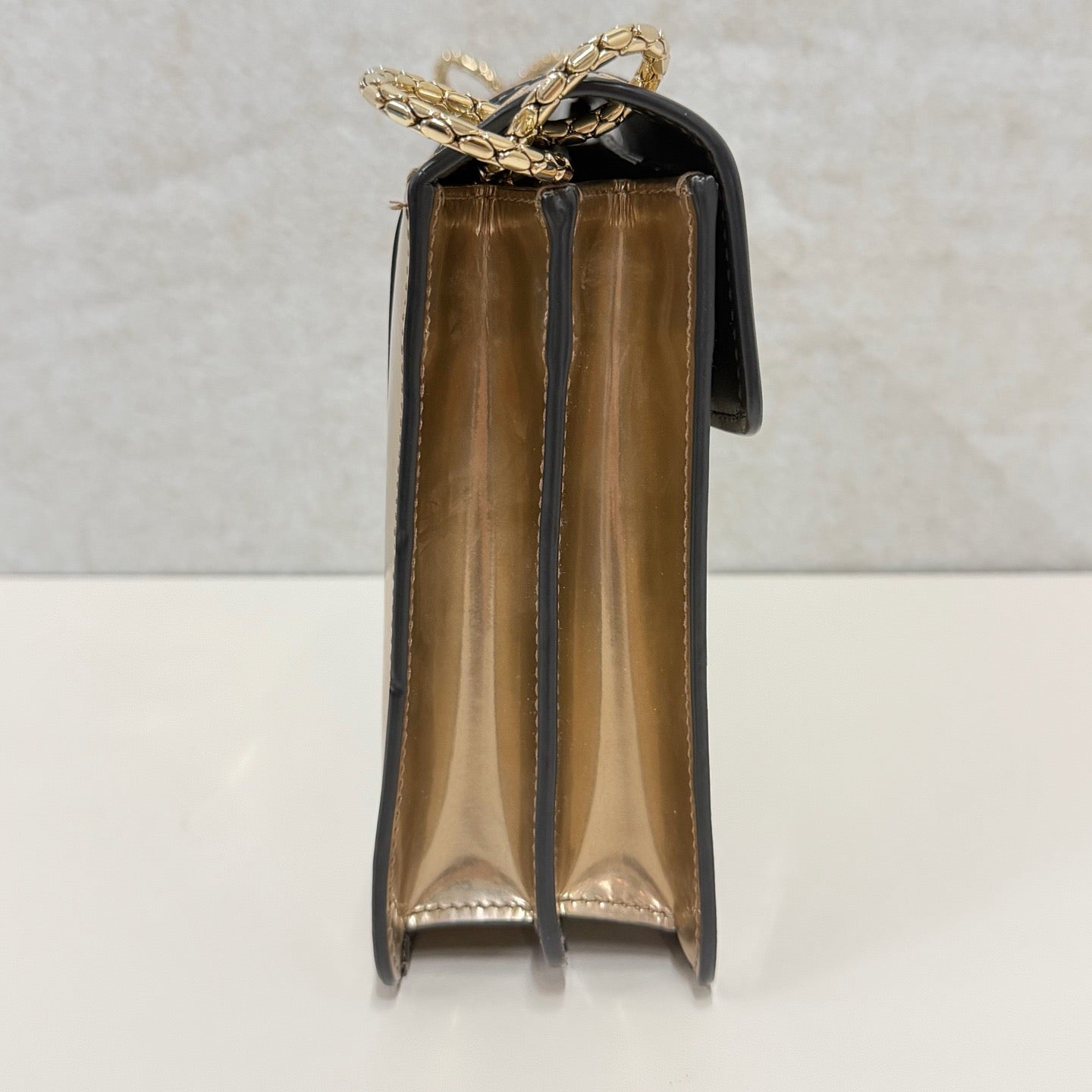 Bulgari - Serpenti - Leather - Gold - (mini)