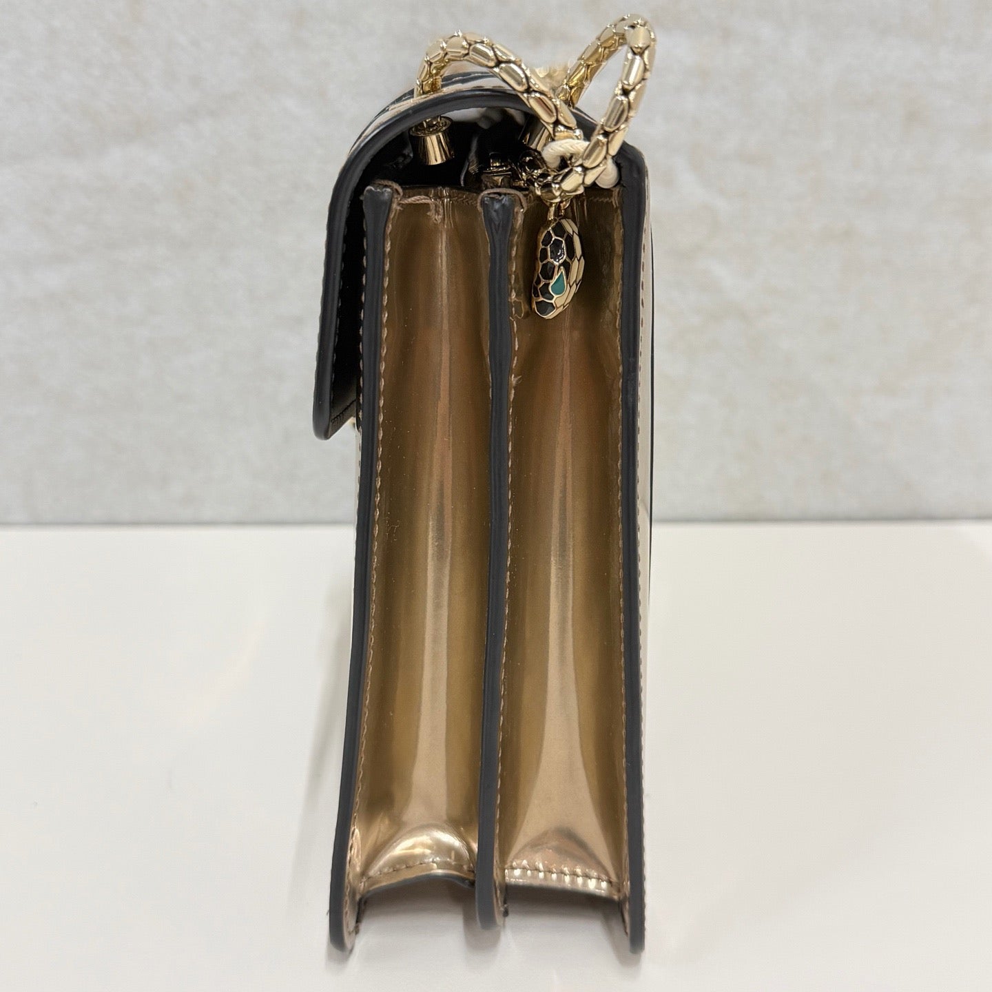 Bulgari - Serpenti - Leather - Gold - (mini)