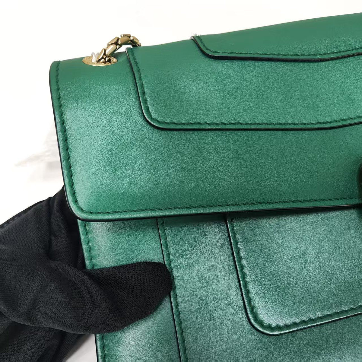 Bulgari - Serpenti - Leather - Green - (medium)