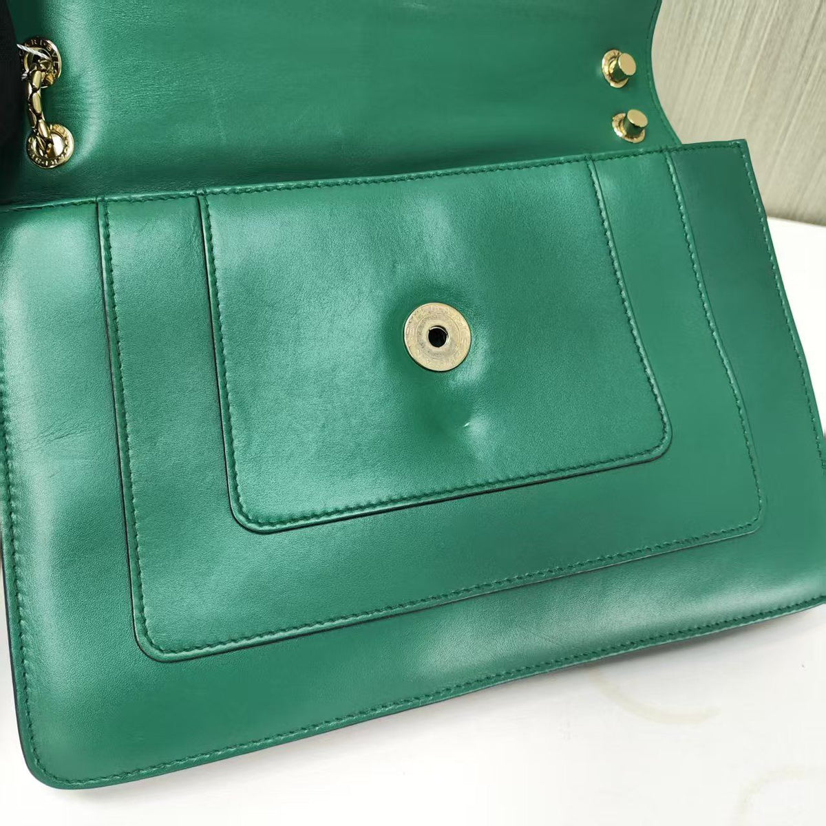Bulgari - Serpenti - Leather - Green - (medium)