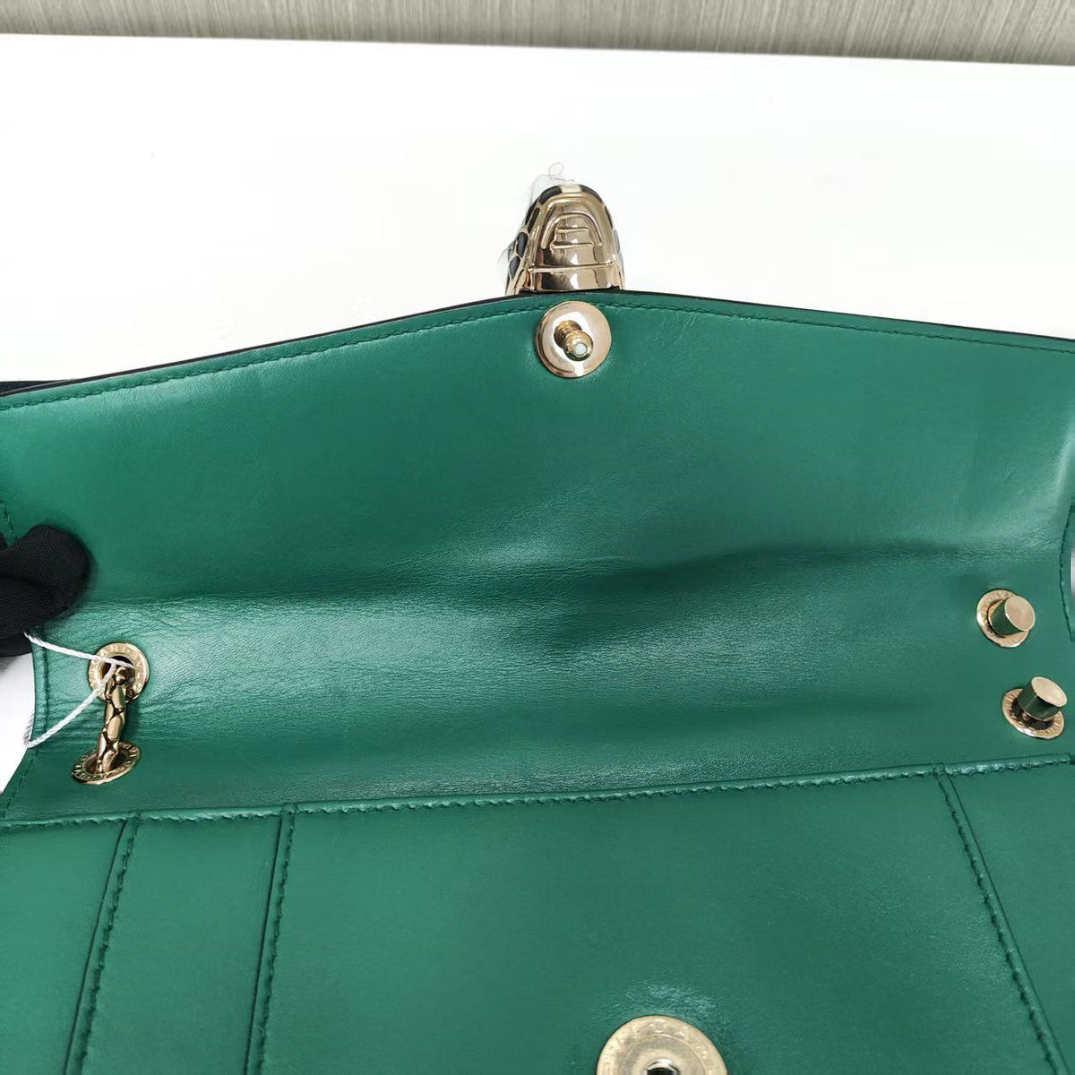 Bulgari - Serpenti - Leather - Green - (medium)