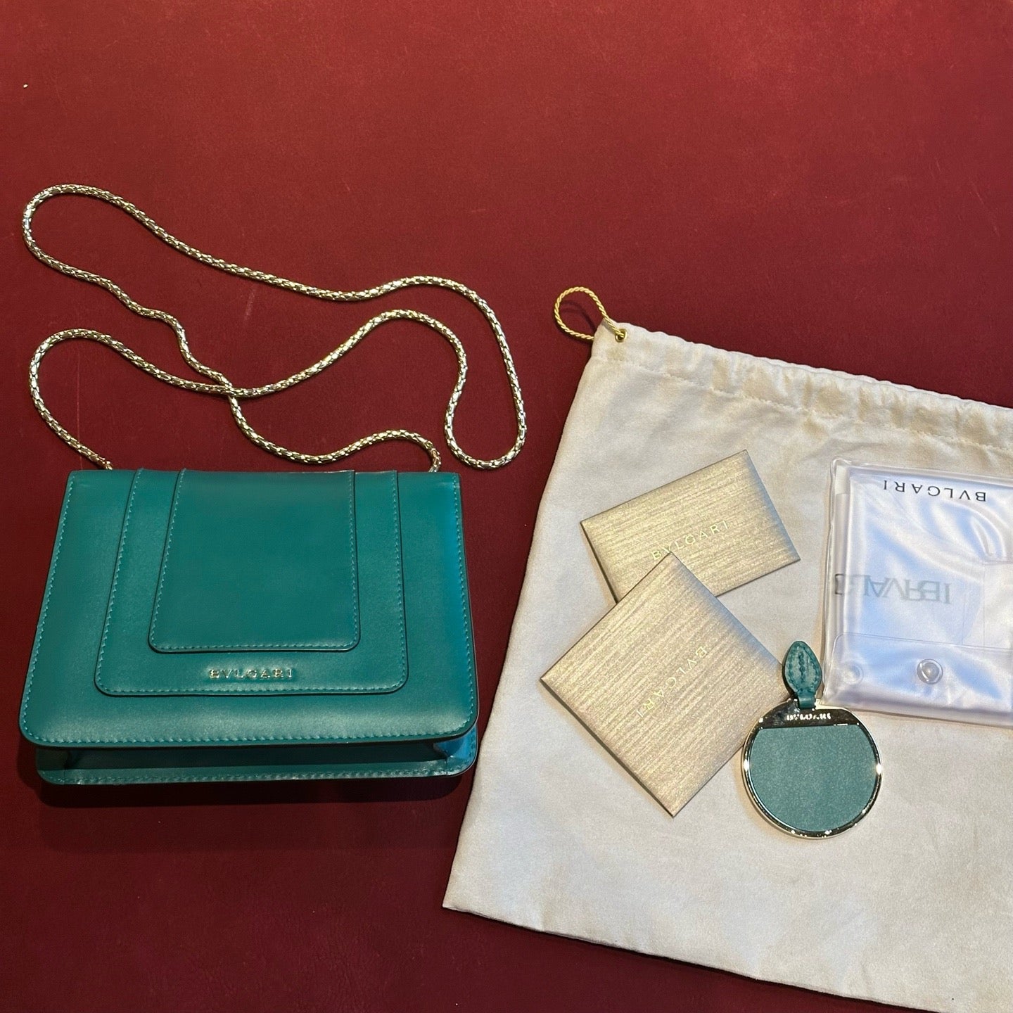 Bulgari - Serpenti - Leather - Green - (small)